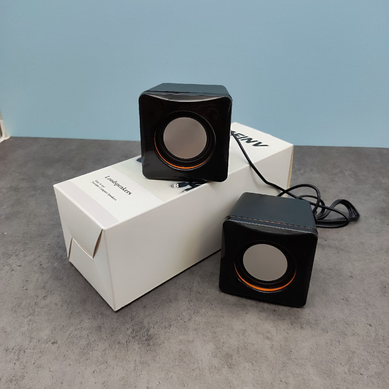 Gfinv Loudspeakers Portable Mini USB 2.0 Stereo Speaker