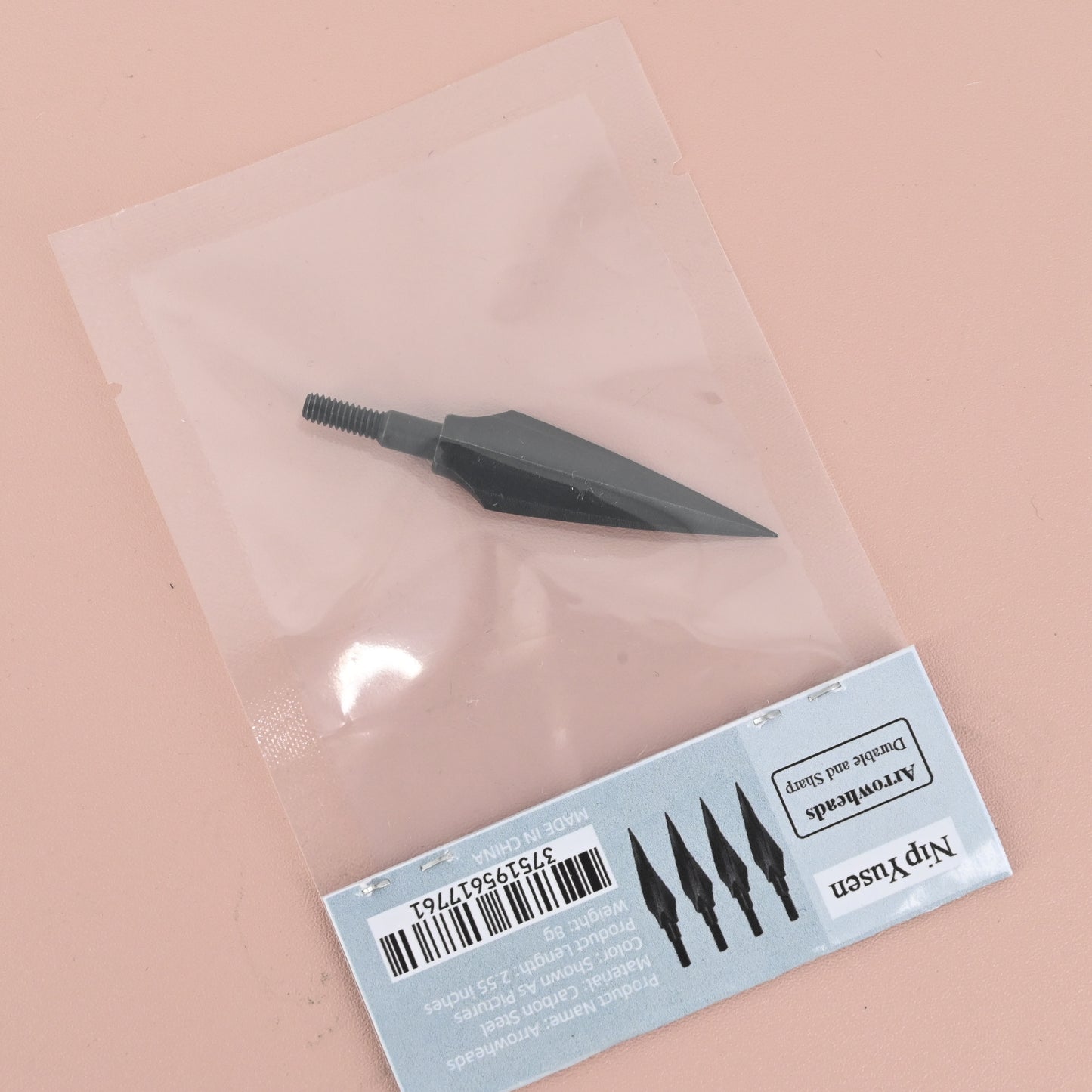 NipYusen Arrow Tip Broadheads Steel Black Archery Hunting Arrowhead Tips Archery Equipment