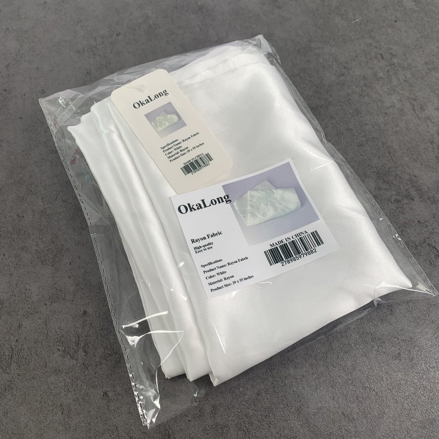 OkaLong Silk Cloth for Sewing DIY Crafting