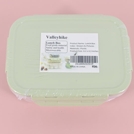 Valleyhike Plastic Bento Lunch Box Prep Containers for Adults