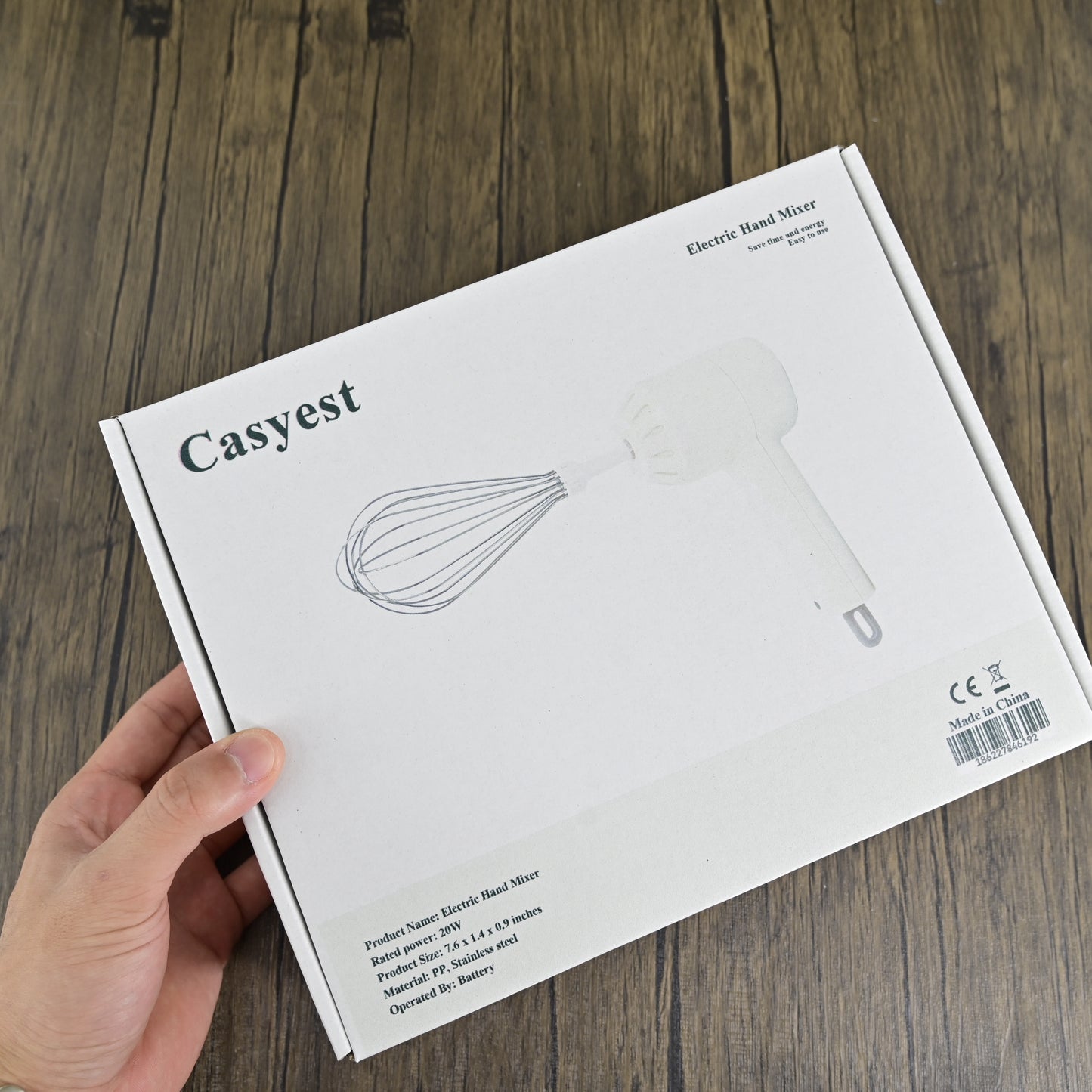 Casyest Eletric Hand Egg Beater Perfect for Eggs,  Whipped Cream