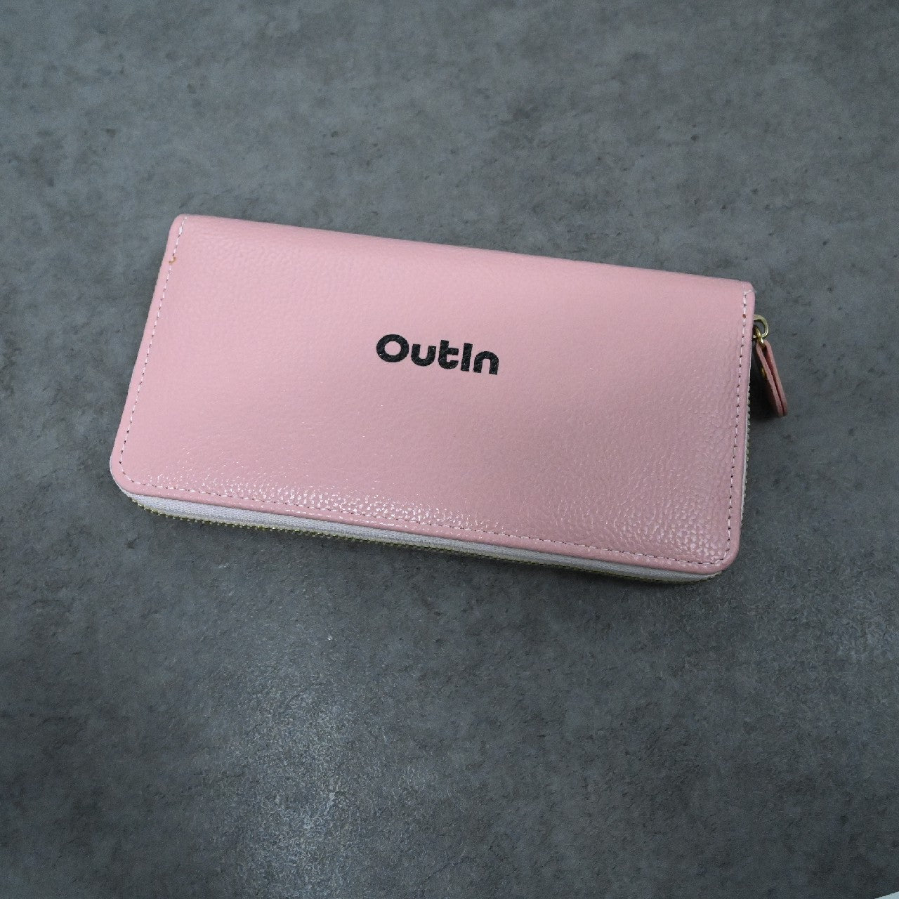 outin Women's Long Wallet Anti-theft Card Bag Large Capacity Wallet In Pink