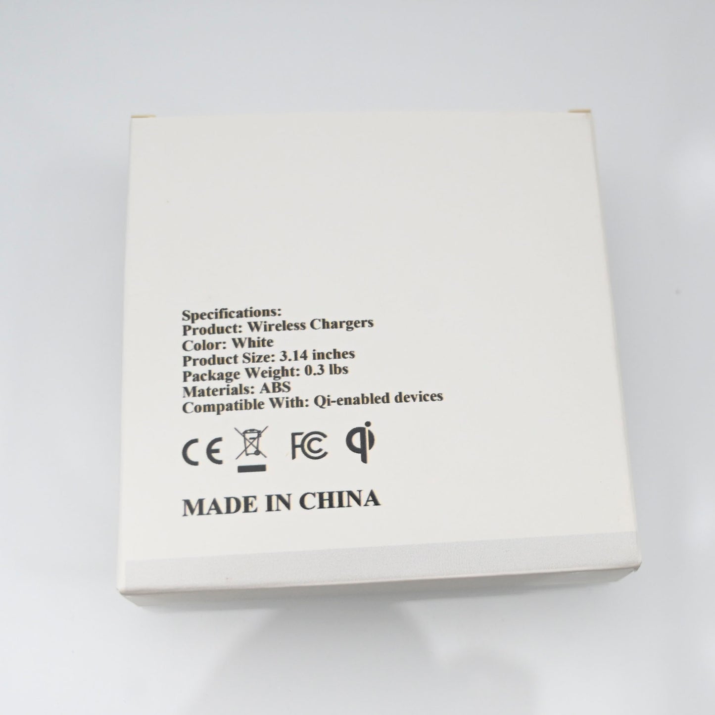 kunbow Fast Wireless Charger Pad Charging Quick Adapter In White