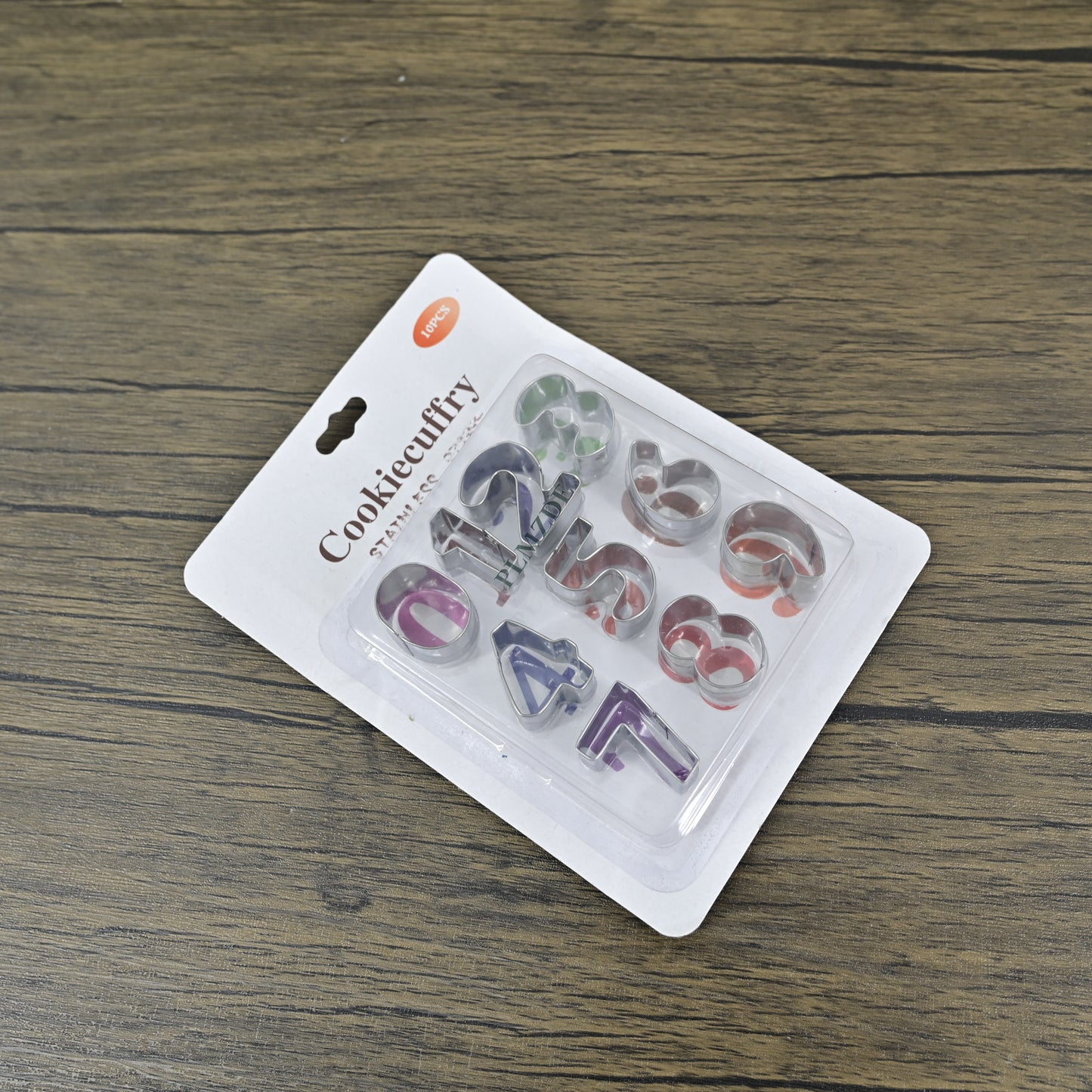 PLMZDE Stainless Steel Digital Cookie Mould Cookie Mould DIY Baking Tool