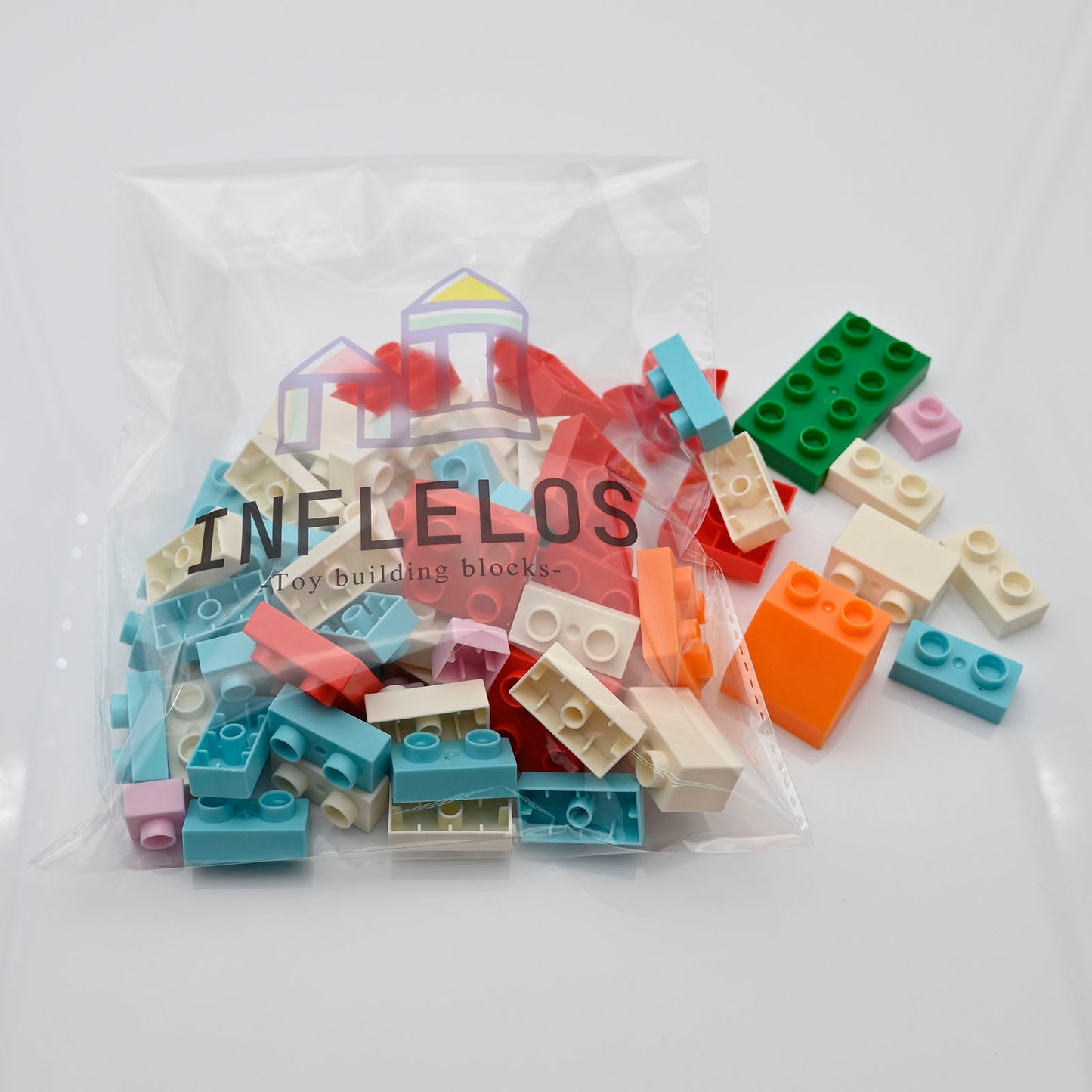 INFLELOS Children's Building Blocks Toys for Boys and Girls Aged 3-6