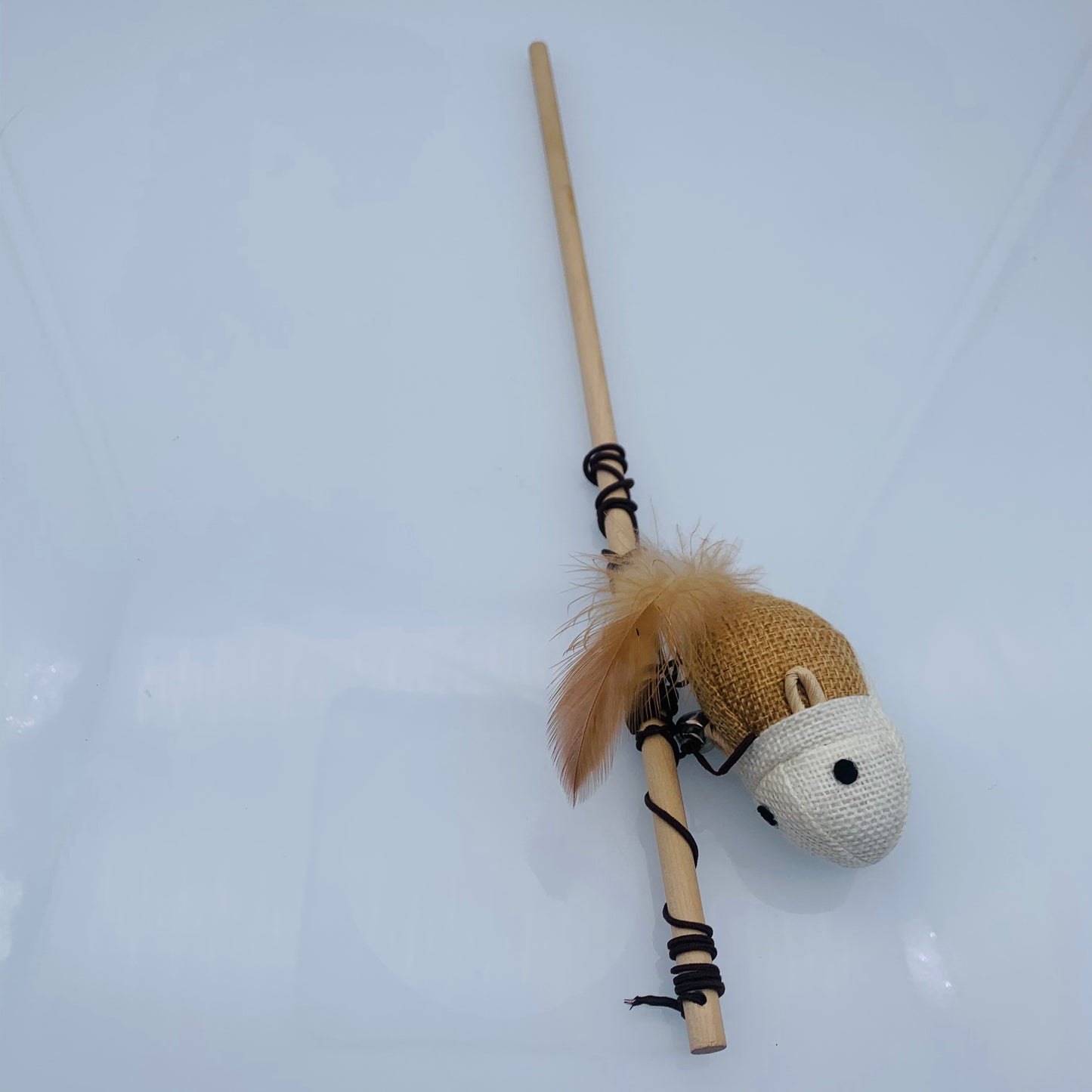 HKJTOYIR Funny Rod Cat Wand Toys Wood Pet Cat Toys