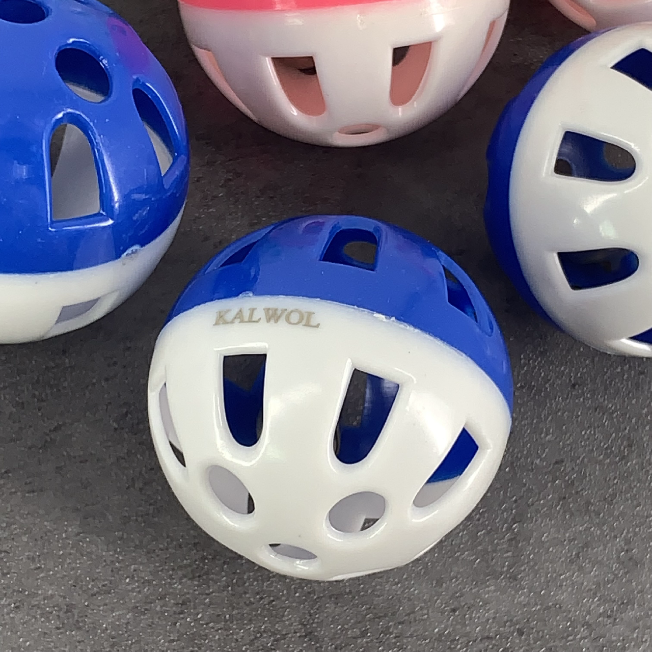 KALWOL Pet Toys Ball with Bell for Cats Dogs