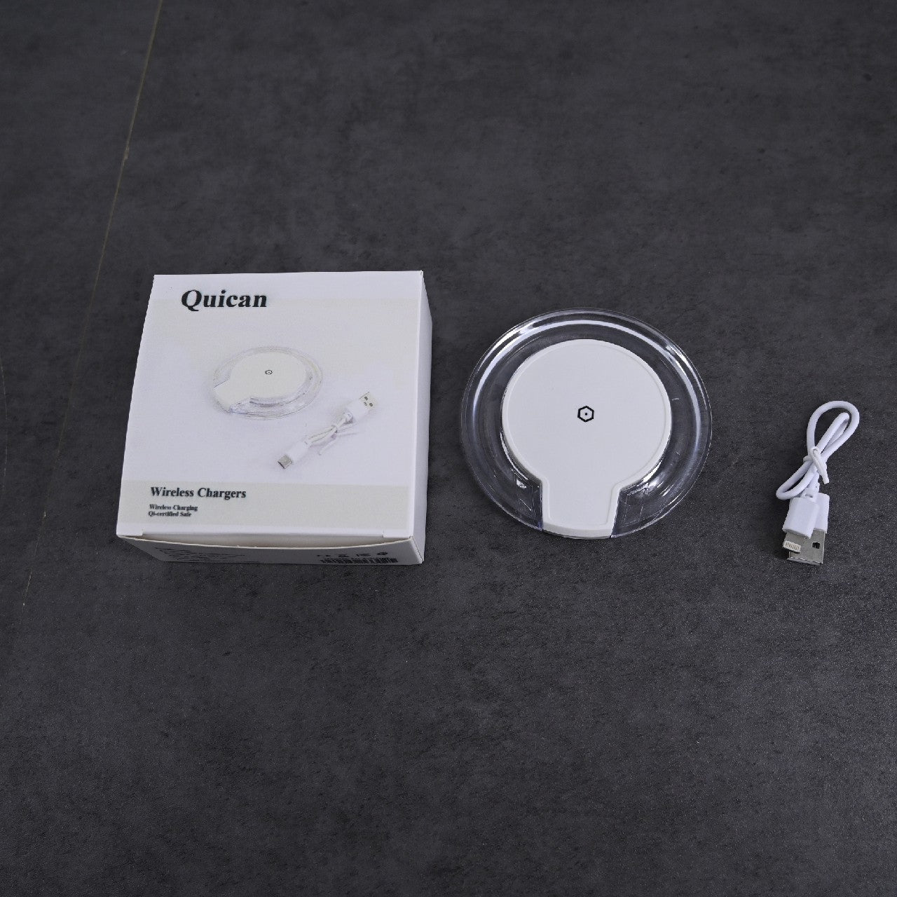 Quican Quick Wireless Charger Pad for iPhone/Samsung