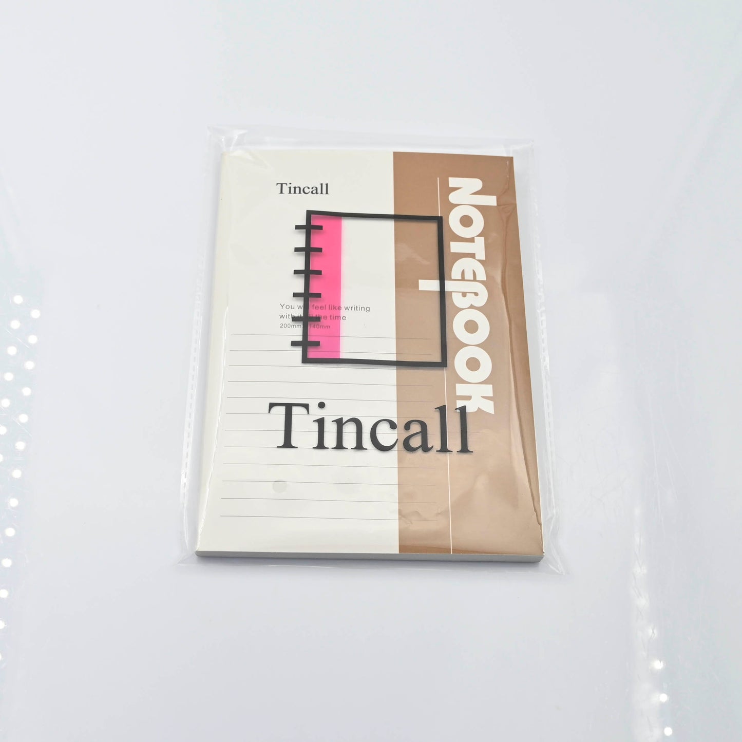 Tincall Printed Lined Notebook,160 Pages,200*140mm