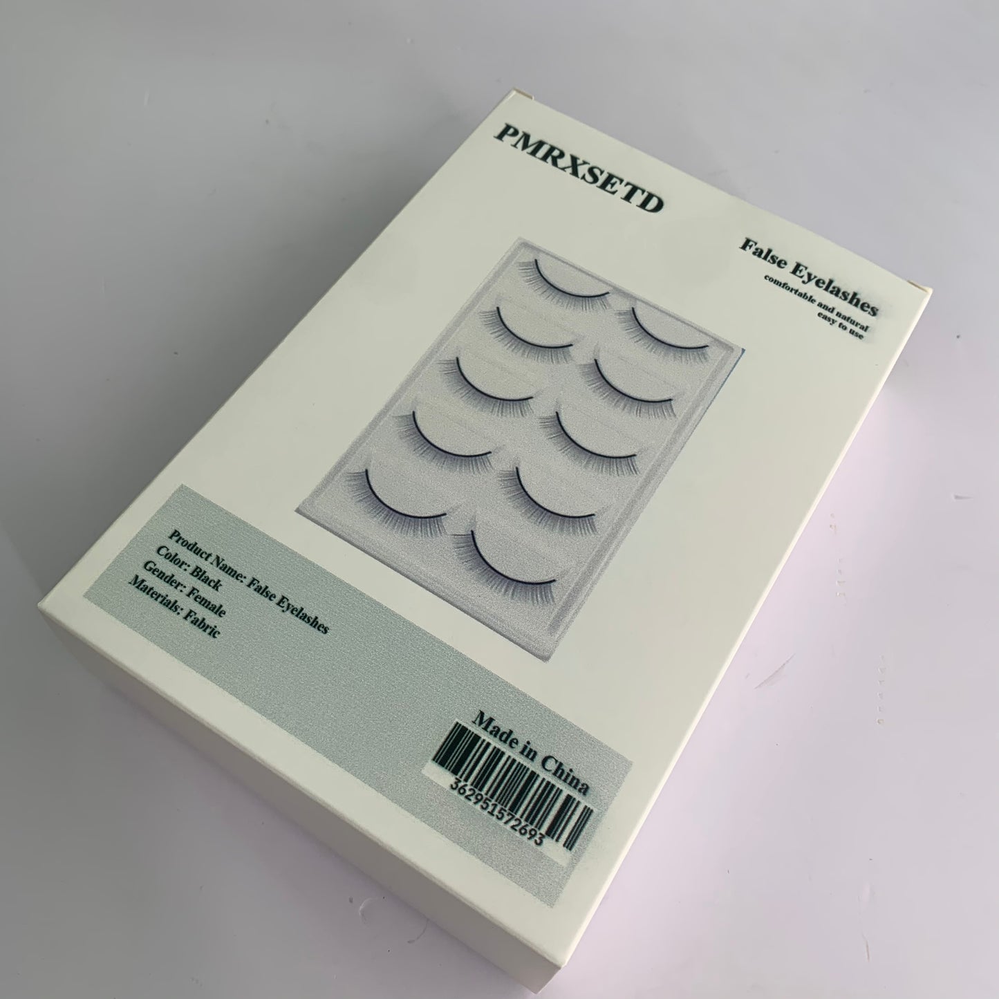 PMRXSETD Natural False Eyelashes in Black