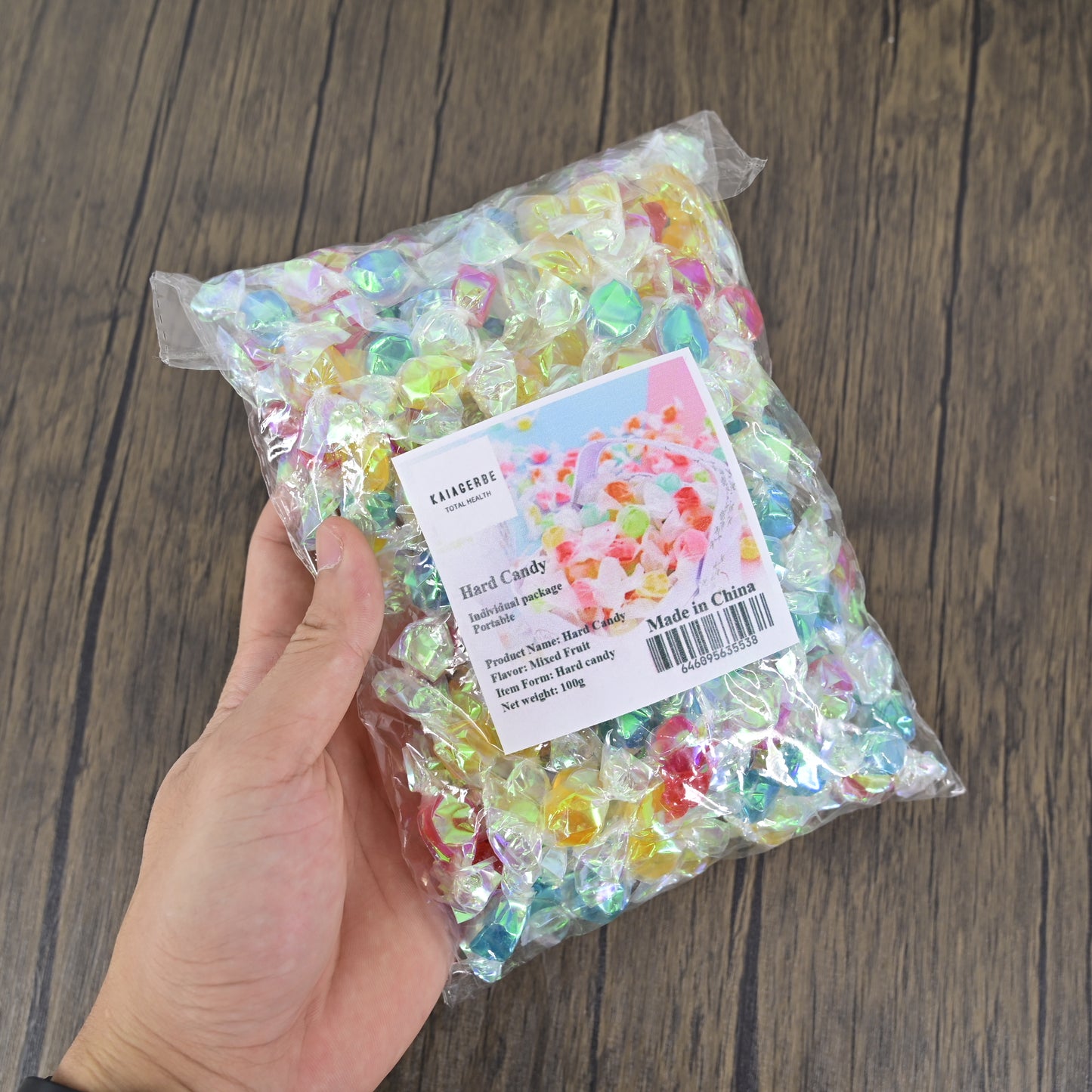 KAIAGERBE TOTAL HEALTH Mixed Fruit Flavored Hard Candy Snacks Sugar Wedding Sugar