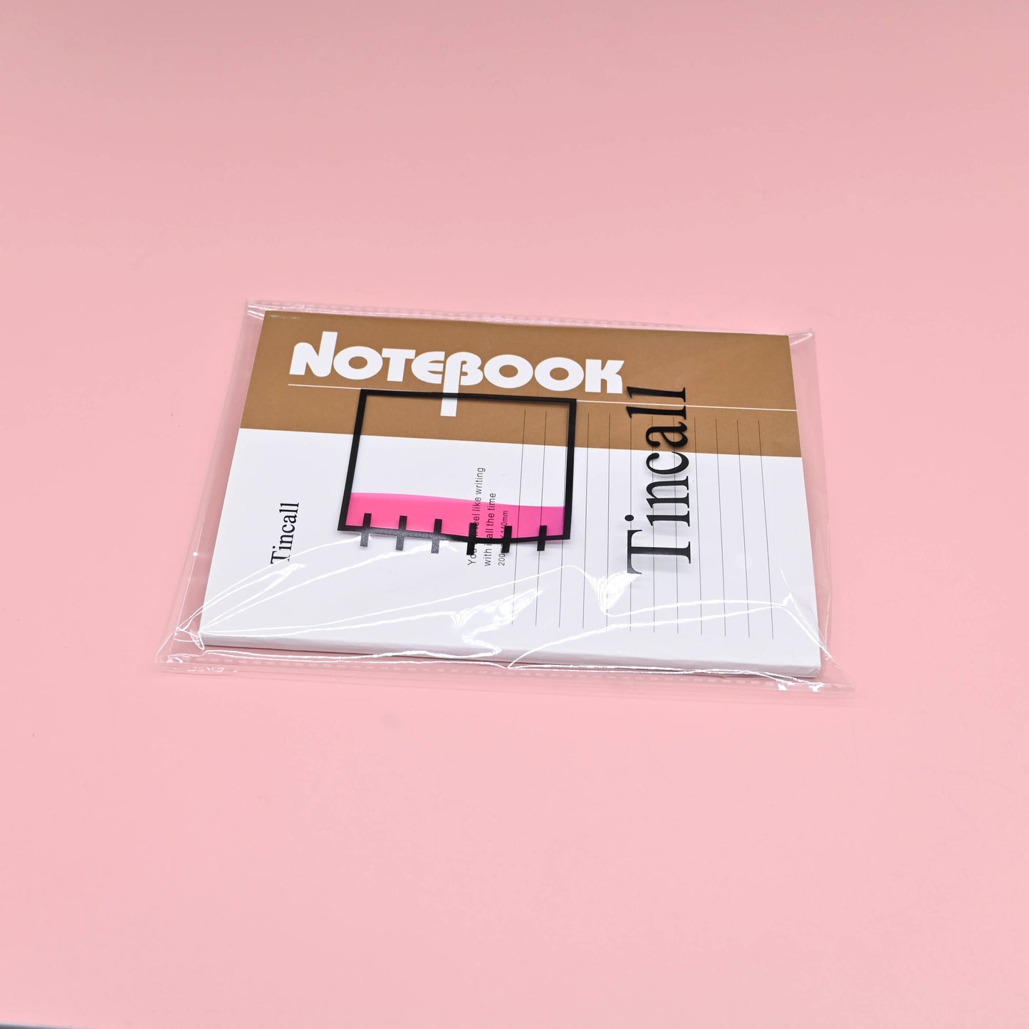 Tincall Printed Lined Notebook,160 Pages,200*140mm