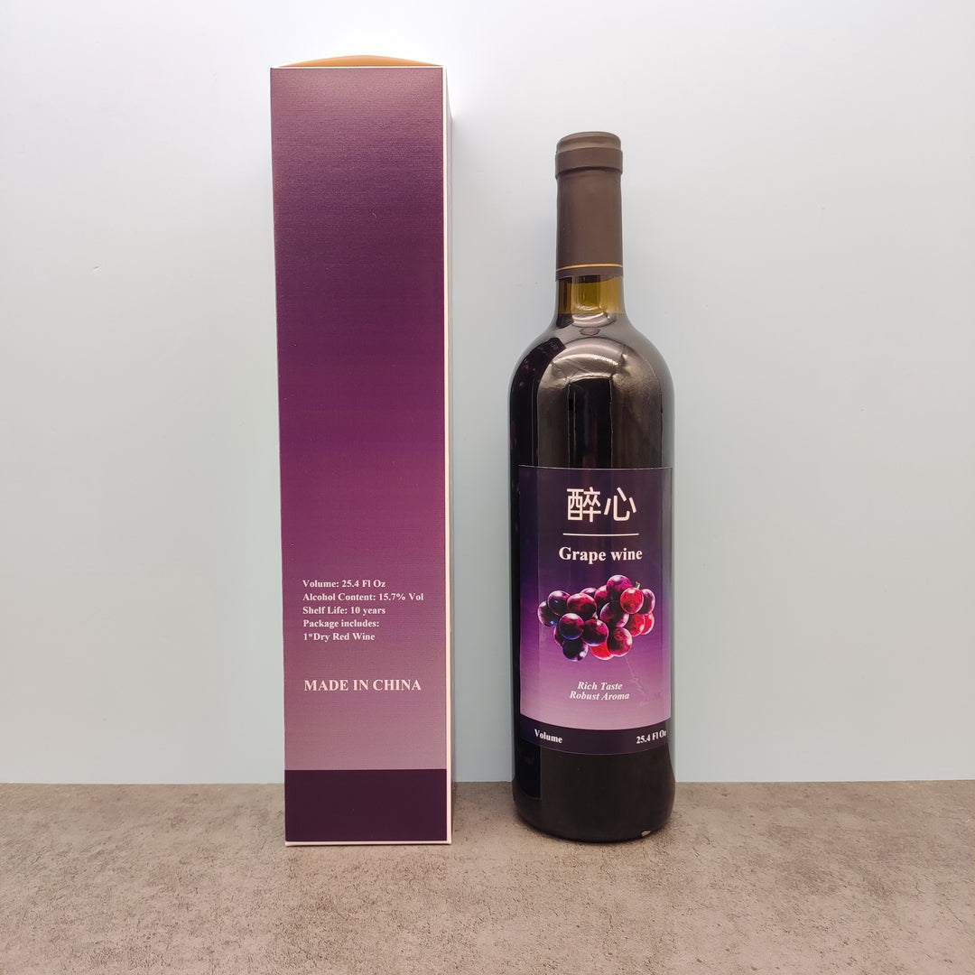 醉心 Red Wine, Grape Wine High-Quality Ingredients Wine, 750ml