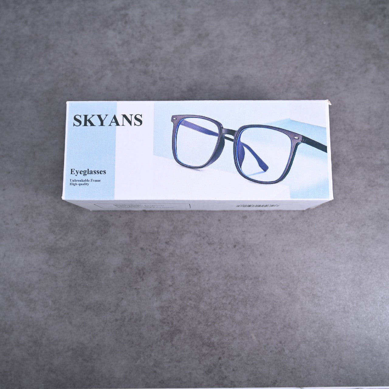 SKYANS Blue Light Glasses Black Frame Glasses Nearsighted Glasses Suitable for Women and Men