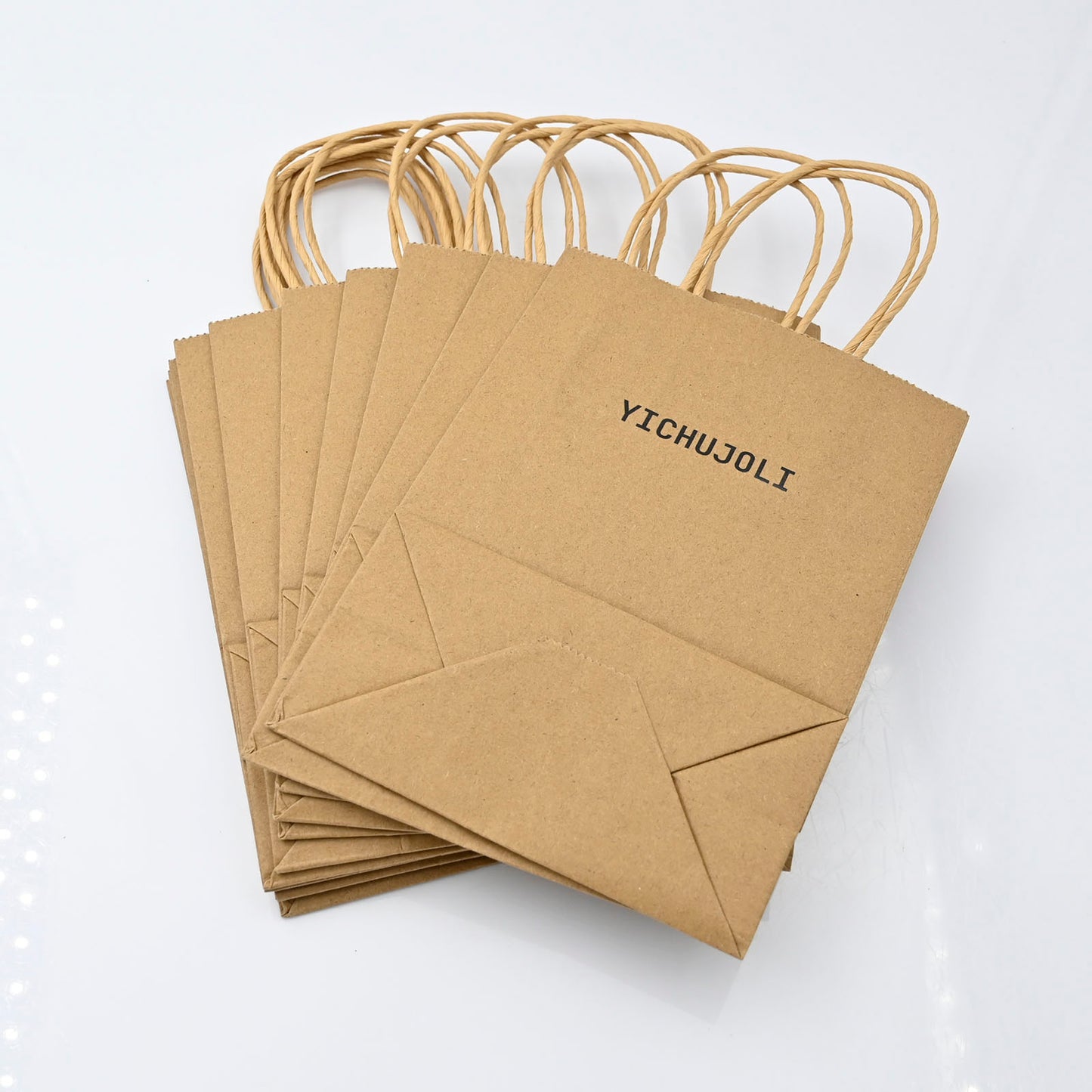 YICHUJOLI 10PCS Paper Gift Bags Stand Up Bags