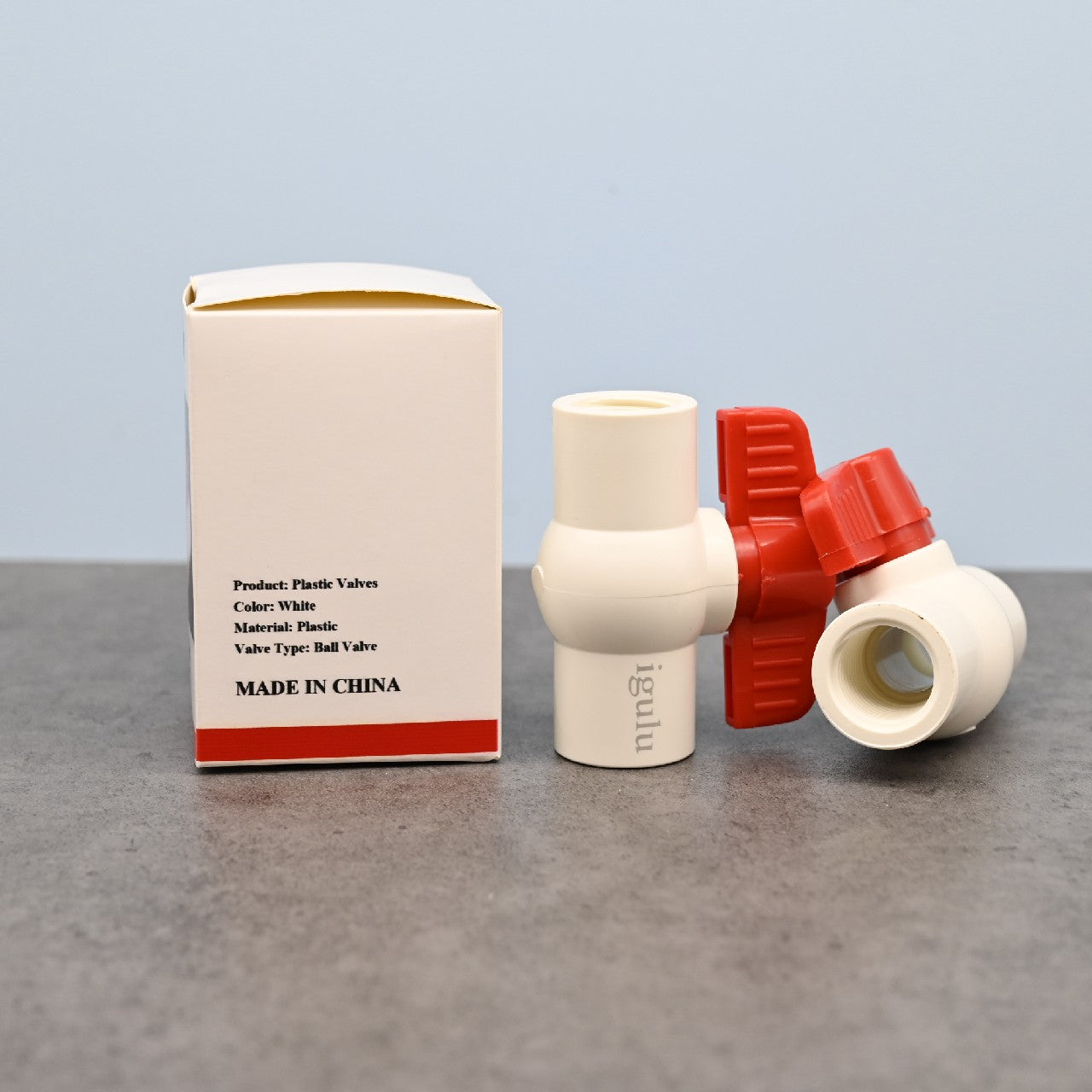 igulu 1 PC Valves of plastic being other than machine parts Plastic Ball Valve High-quality 20mm