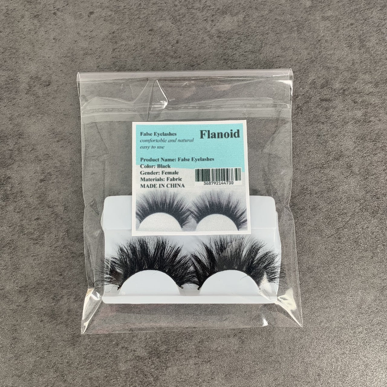 Flanoid Natural Thick Cross Type False Eyelashes Curl False Eyelashes
