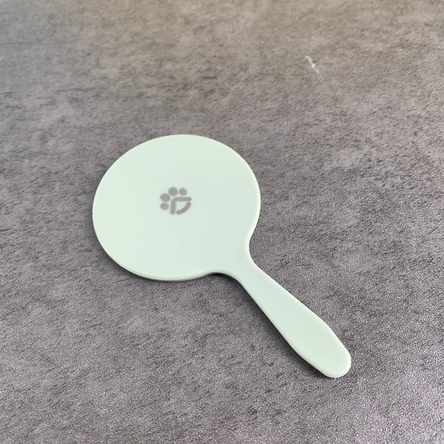 Green Portable Hand Makeup Mirror for Girls Make-up Mirror