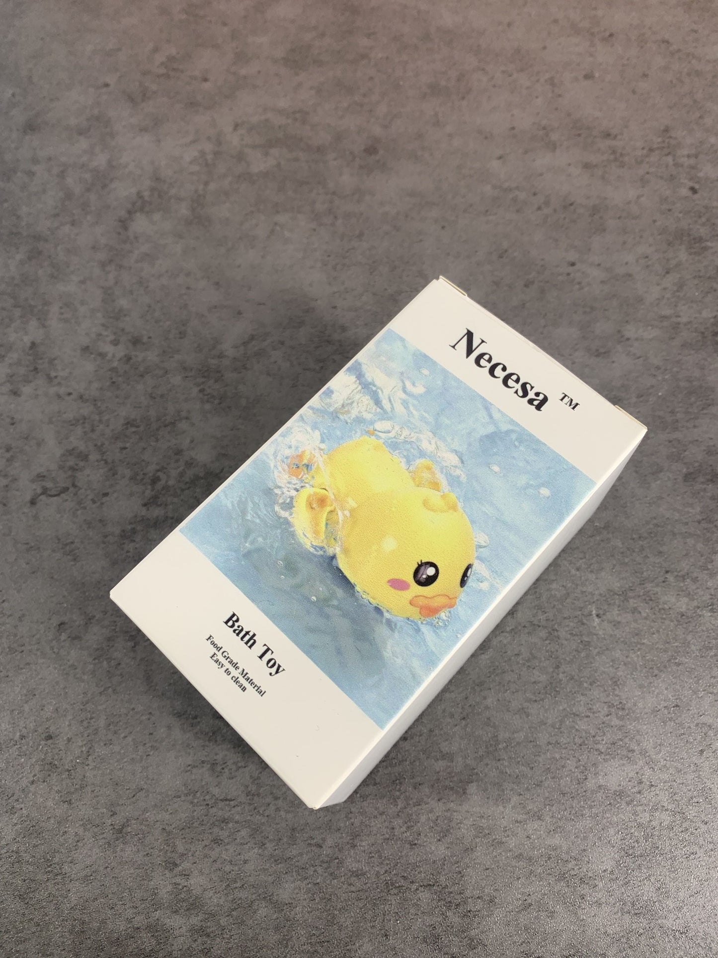 Necesa Bath Toy for Toddlers Wind Up Big-eyed Yellow Duck