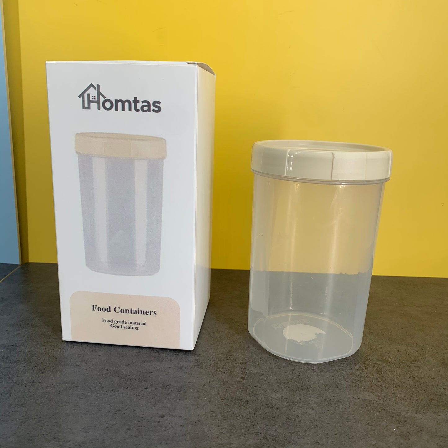 Homtas Kitchen Airtight Jar With Cover Grain Storage Box