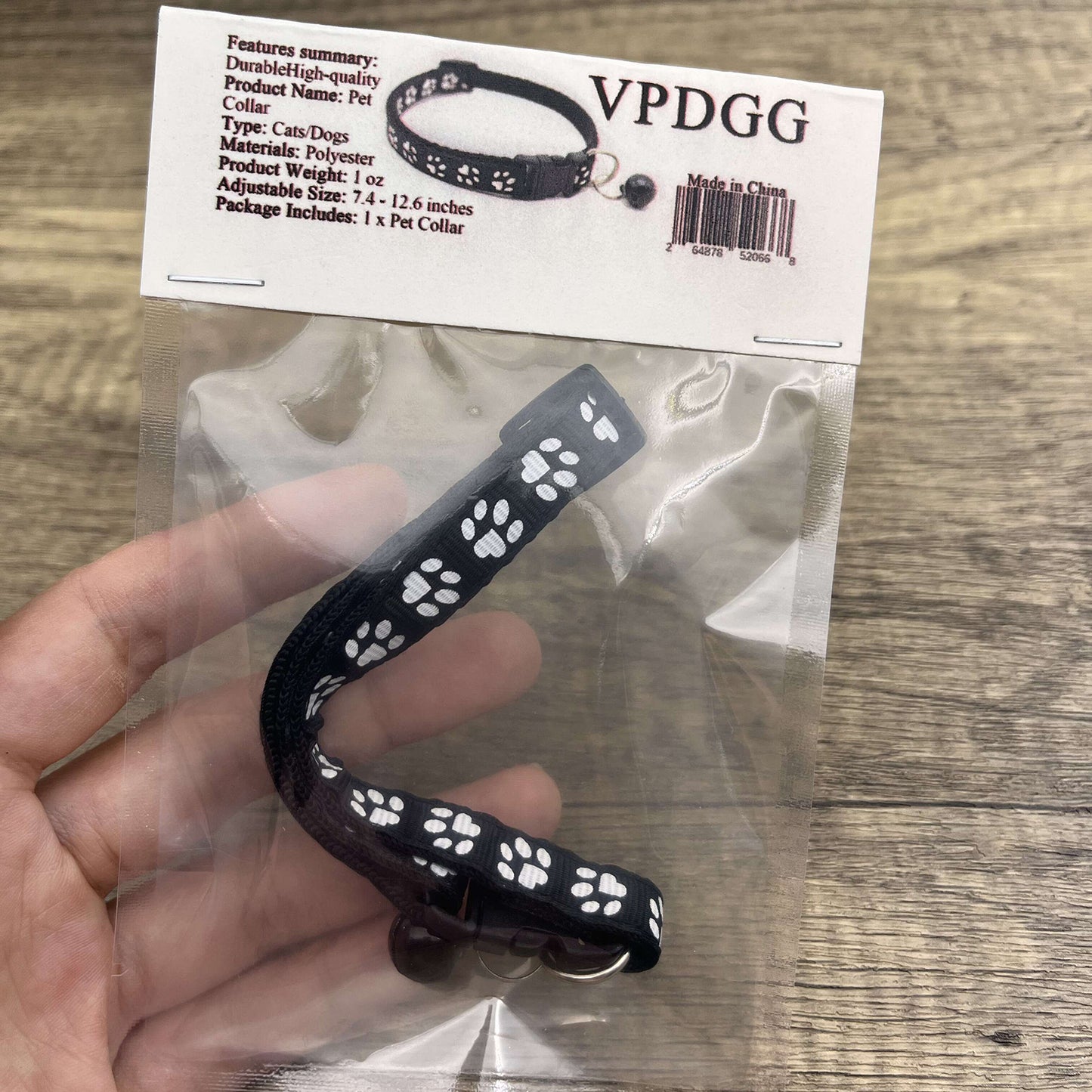 Vpdgg Adjustable Reflective Cat Dog Collar Pet Collar Pet Printing Collar Pet Necklace