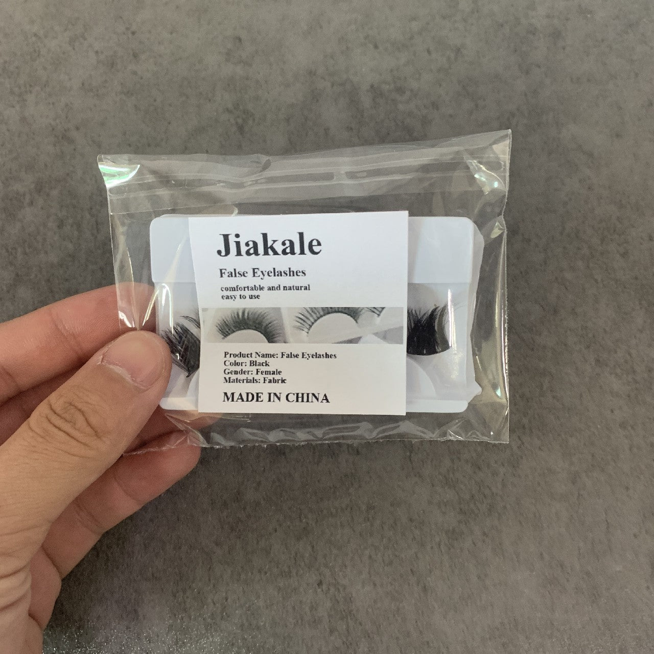 Jiakale Natural Thick Cross Type False Eyelashes Curl False Eyelashes in Black