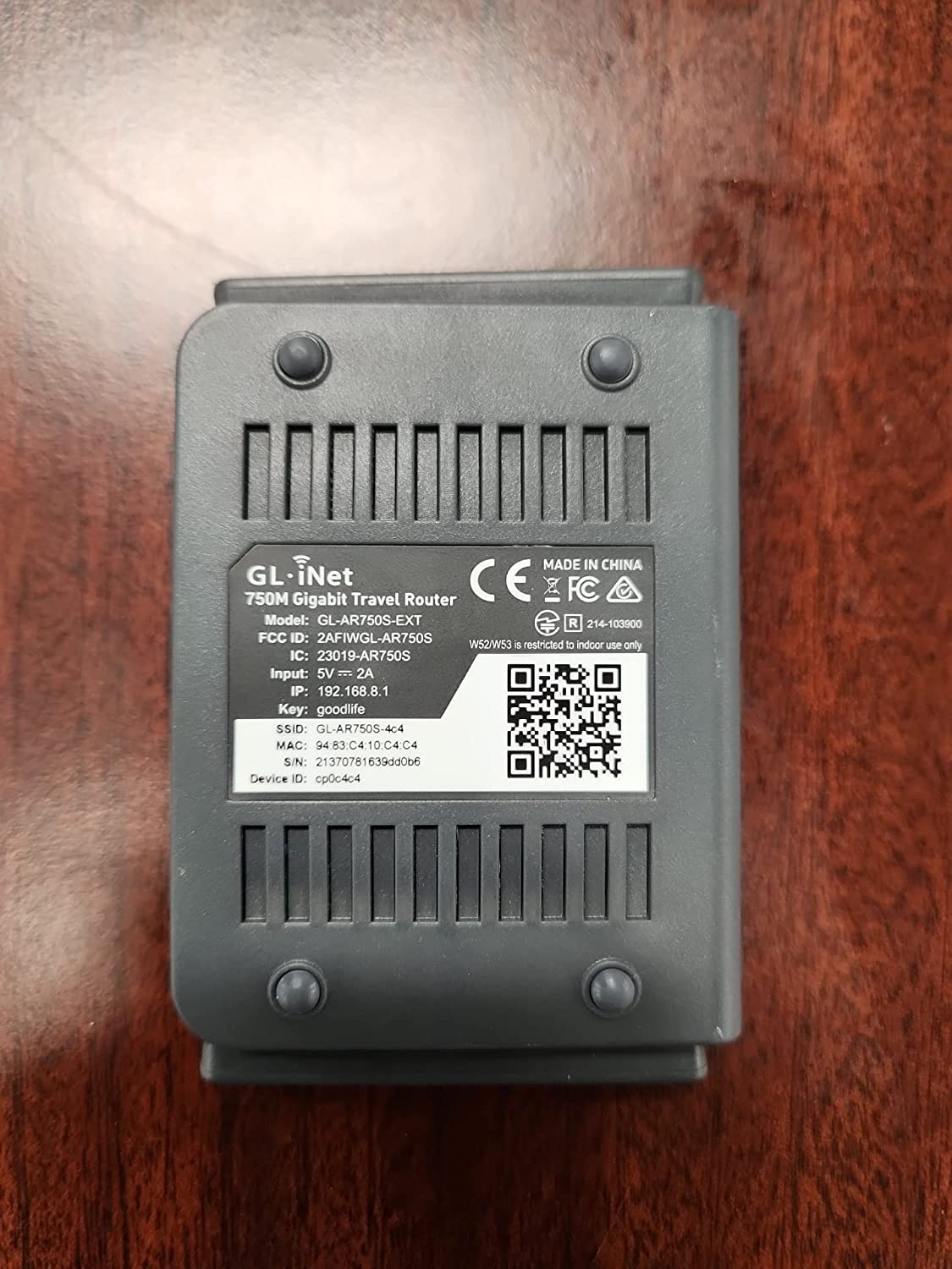 GL · INET Gigabit Travel AC VPN Router in Black