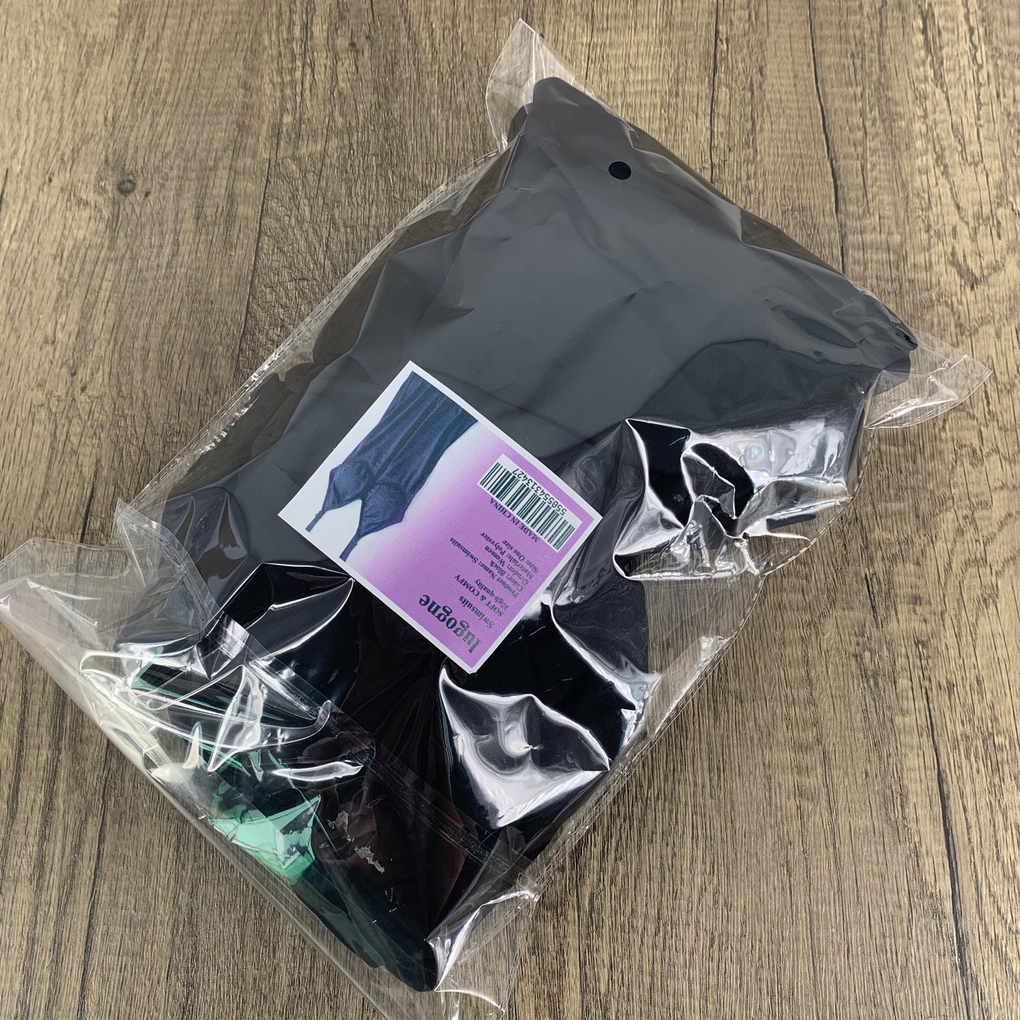 lugogne Woman Sexy Pure Black V-Neck Sling Swimsuit