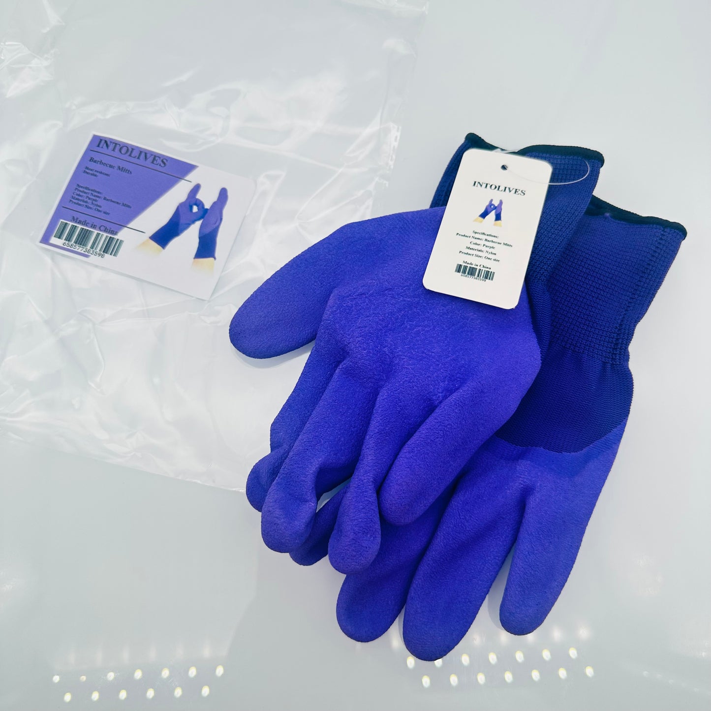 INTOLIVES Garden Gloves With Claws Garden Rubber Gloves