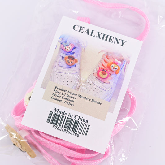 CEALXHENY Shoelace Buckle Accessories Diy Children's Sneakers Decorative Charms Cartoon Buckle