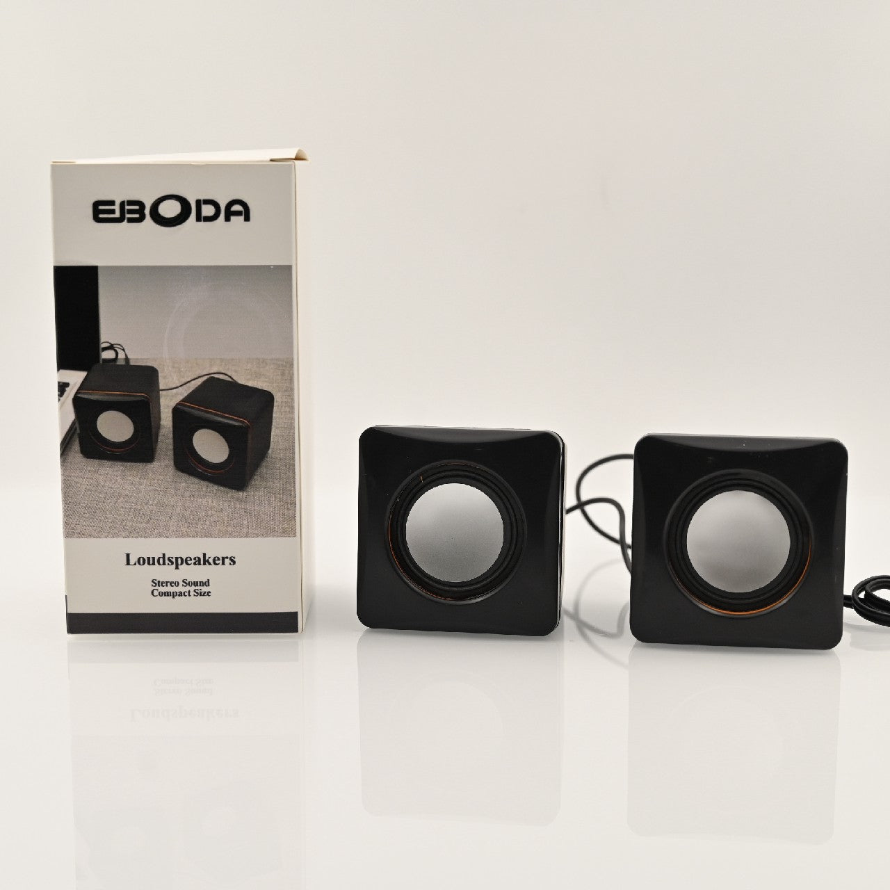EBDODA USB Powered Desktop Speakers with Stereo Sound