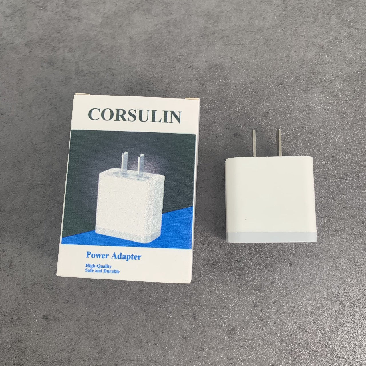 CORSULIN 18W USB Plug Adapter Power Fast Charger  White