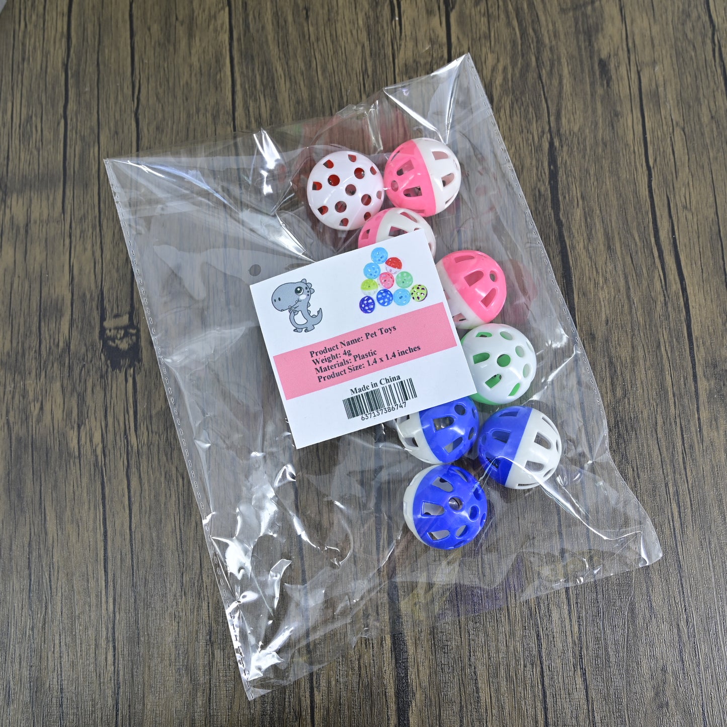 Pet Toys Ball with Bell for Cats Dogs