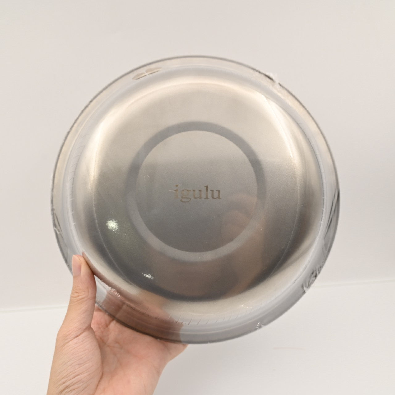 igulu 1 PC Kitchen Container Stainless Steel Bowl Durable and Corrosion-Resistant Silver