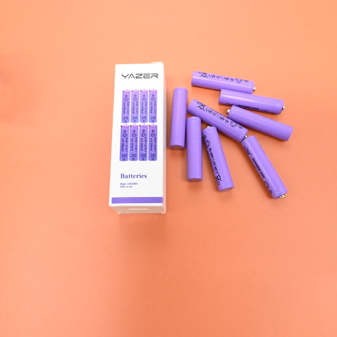 YAZER Rechargeable Battery for Toy Alarm Clock Air Conditioner Flashlight AAA Battery