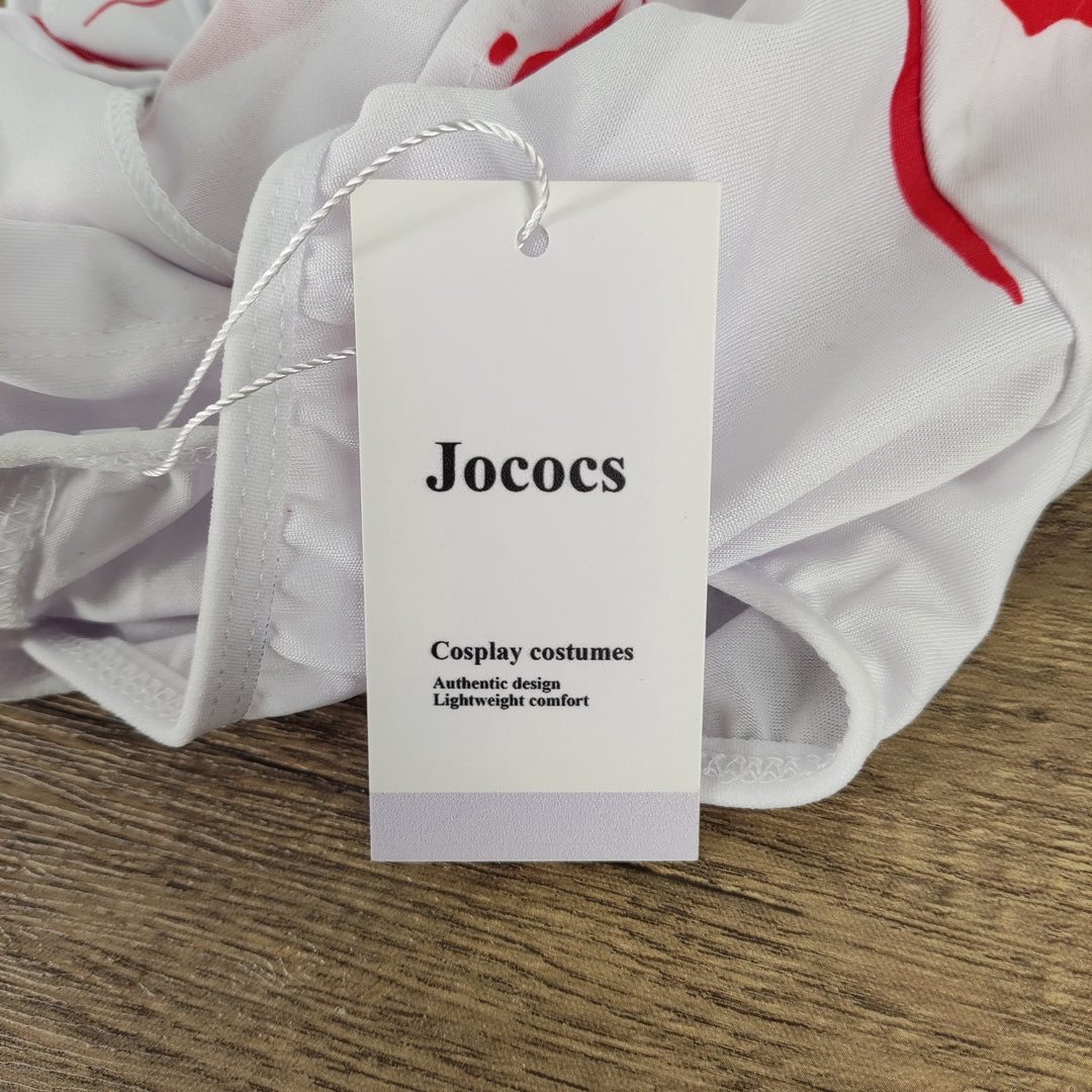 Jococs White Role-Play Costume, Size M, Polyester Material - RPG Costumes