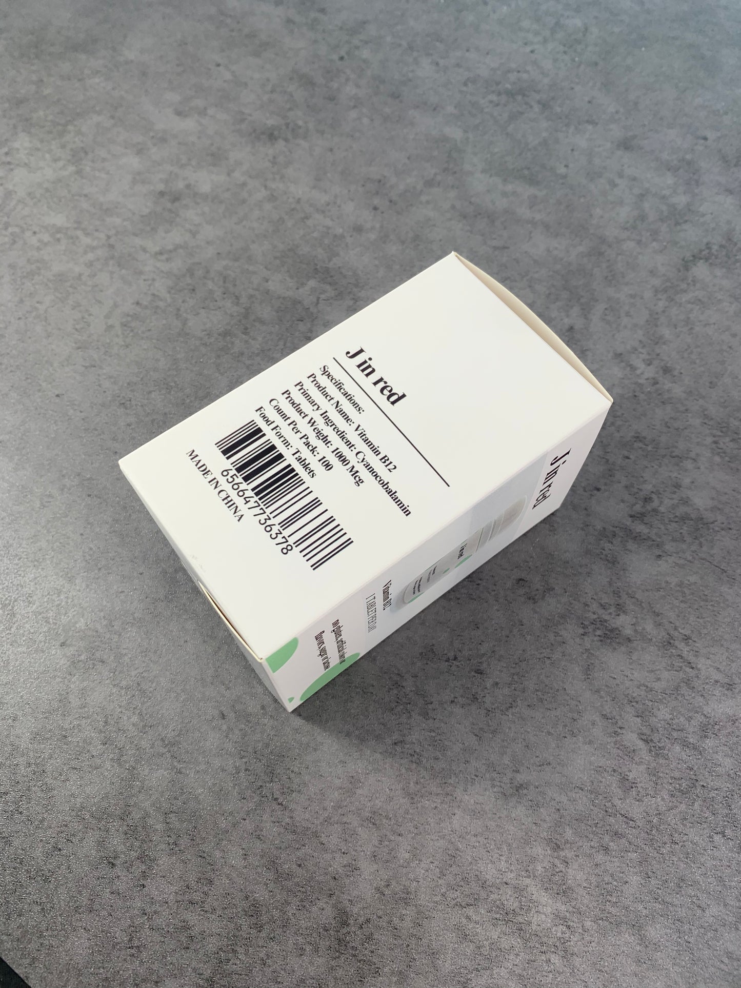 Natural Vitamin B12, Vitamin Supplement, Tablets, 1000 mcg