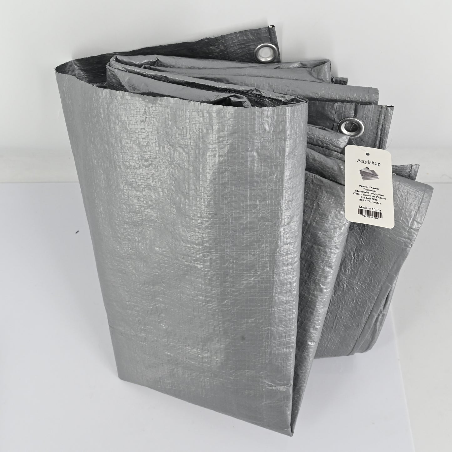 Anyishop Tarpaulins Heavy Duty Poly Tarp Cover