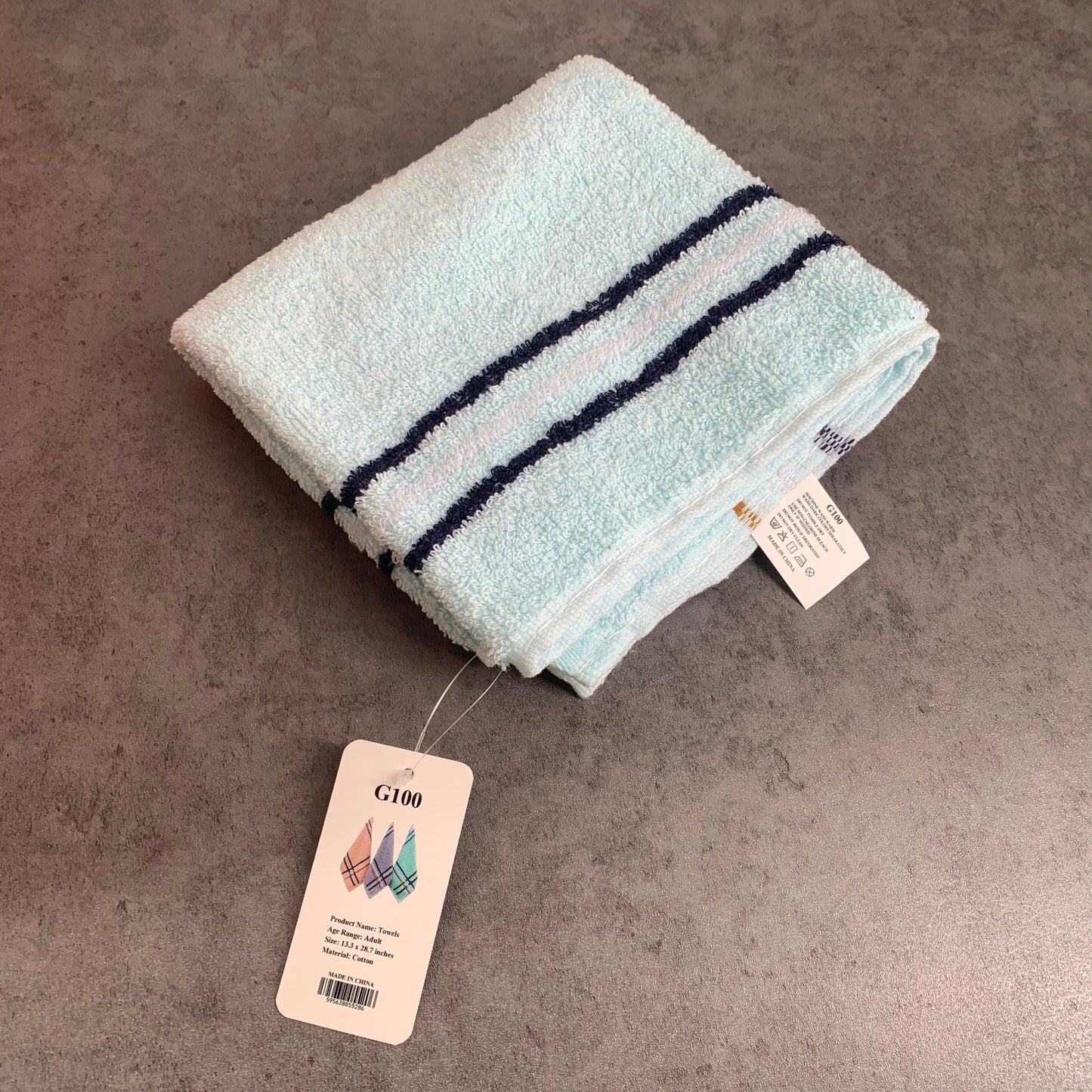 G100 Face Towel Adult Soft Terry Absorbent Quick Drying Body Hand Hair Bath Towels Washbasin Facecloth Bathroom