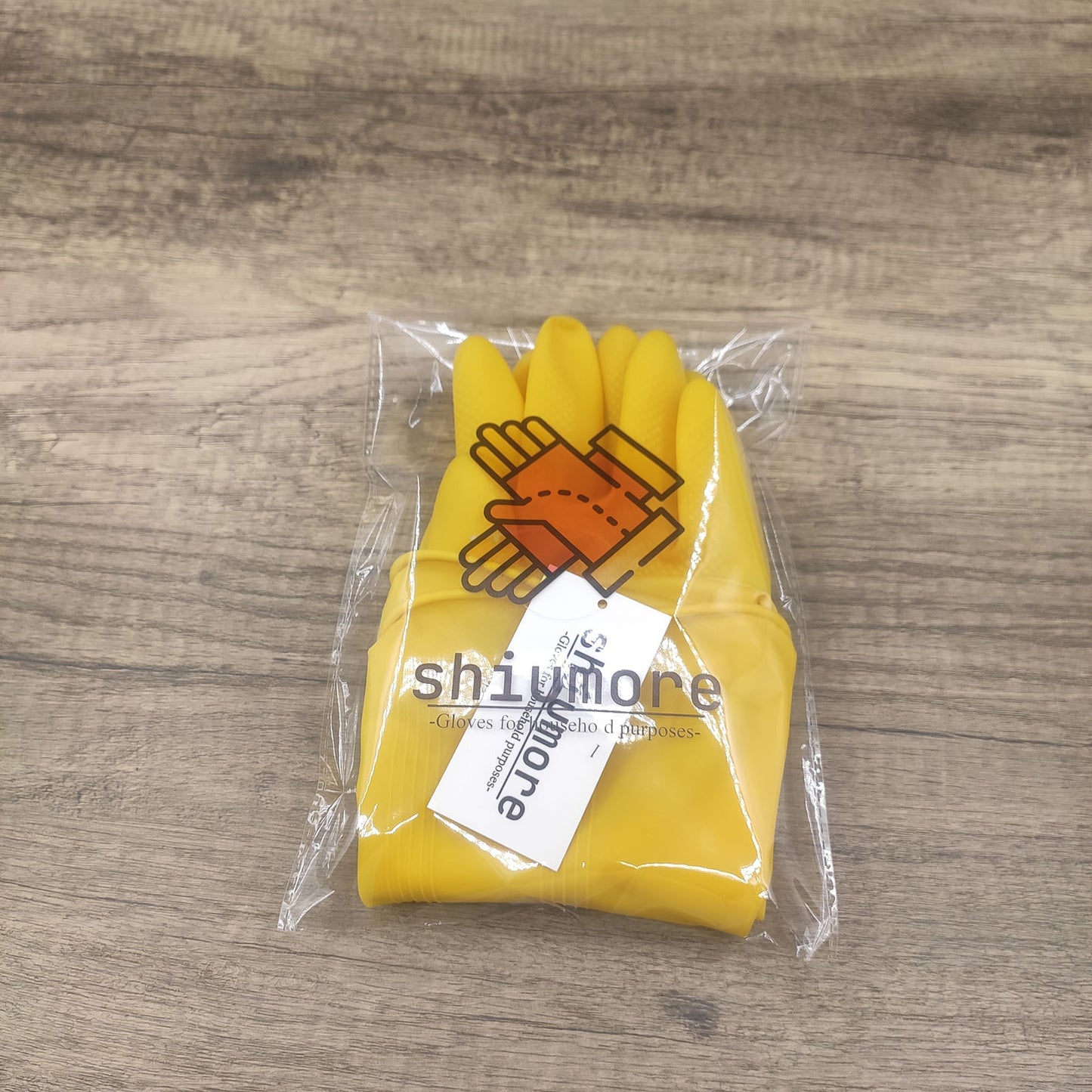 shiumore Rubber Household Gloves in Yellow