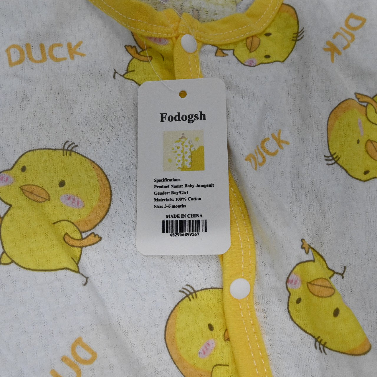 Fodogsh Button Jumpsuit Romper Infant Long Sleeve Knit Cotton Outfits Clothes for Baby Boy Girl