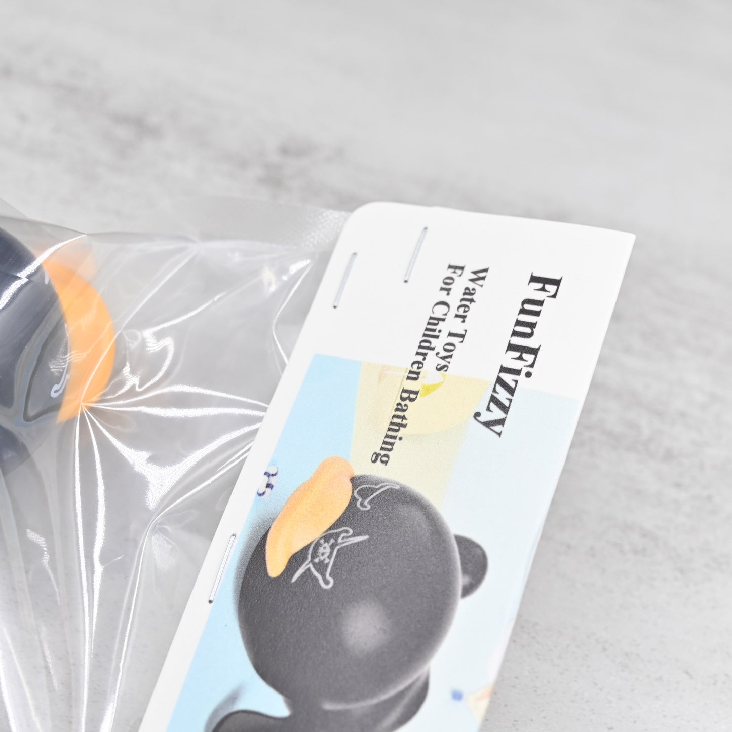 FunFizzy Water Toys Bath Toy for Toddlers Wind Up Animal Black