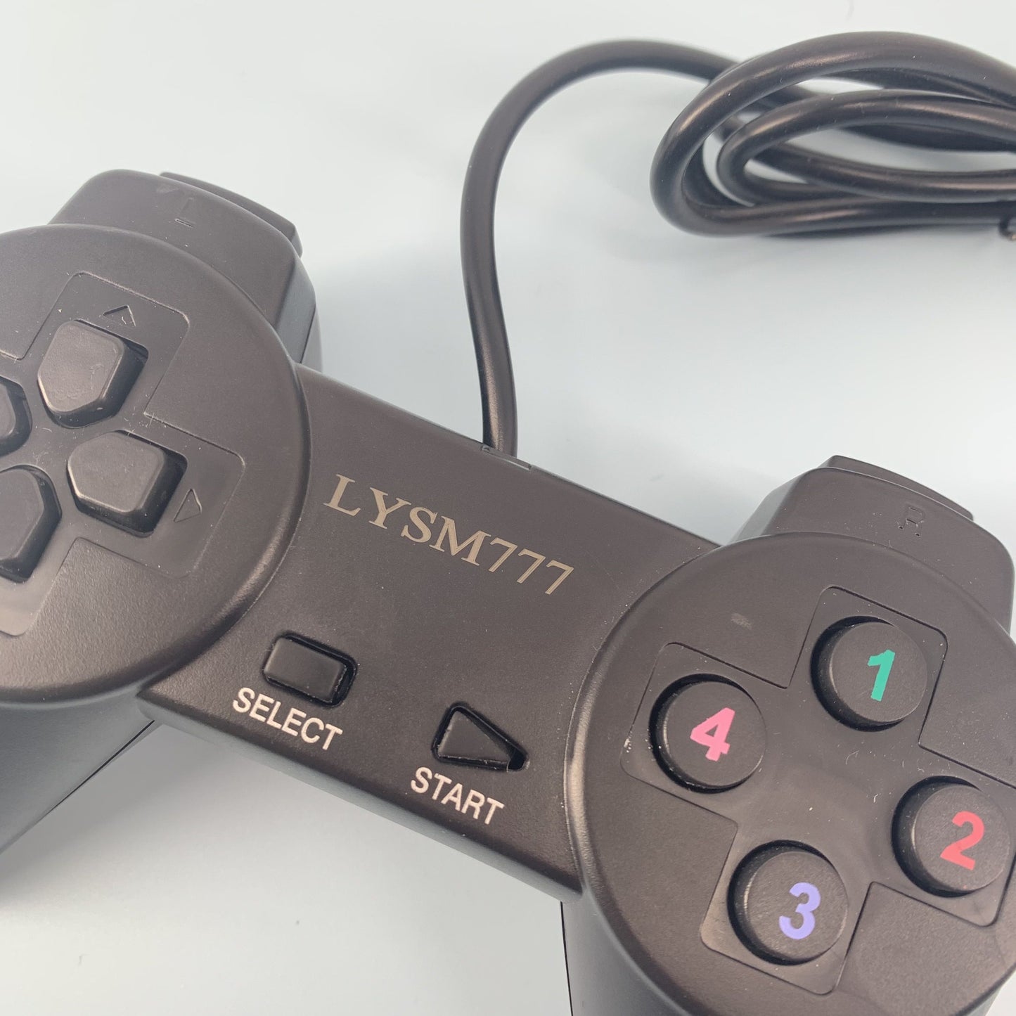 LYSM777 Wired Game Controller with Double Vibrators for Windows PC/ PS3