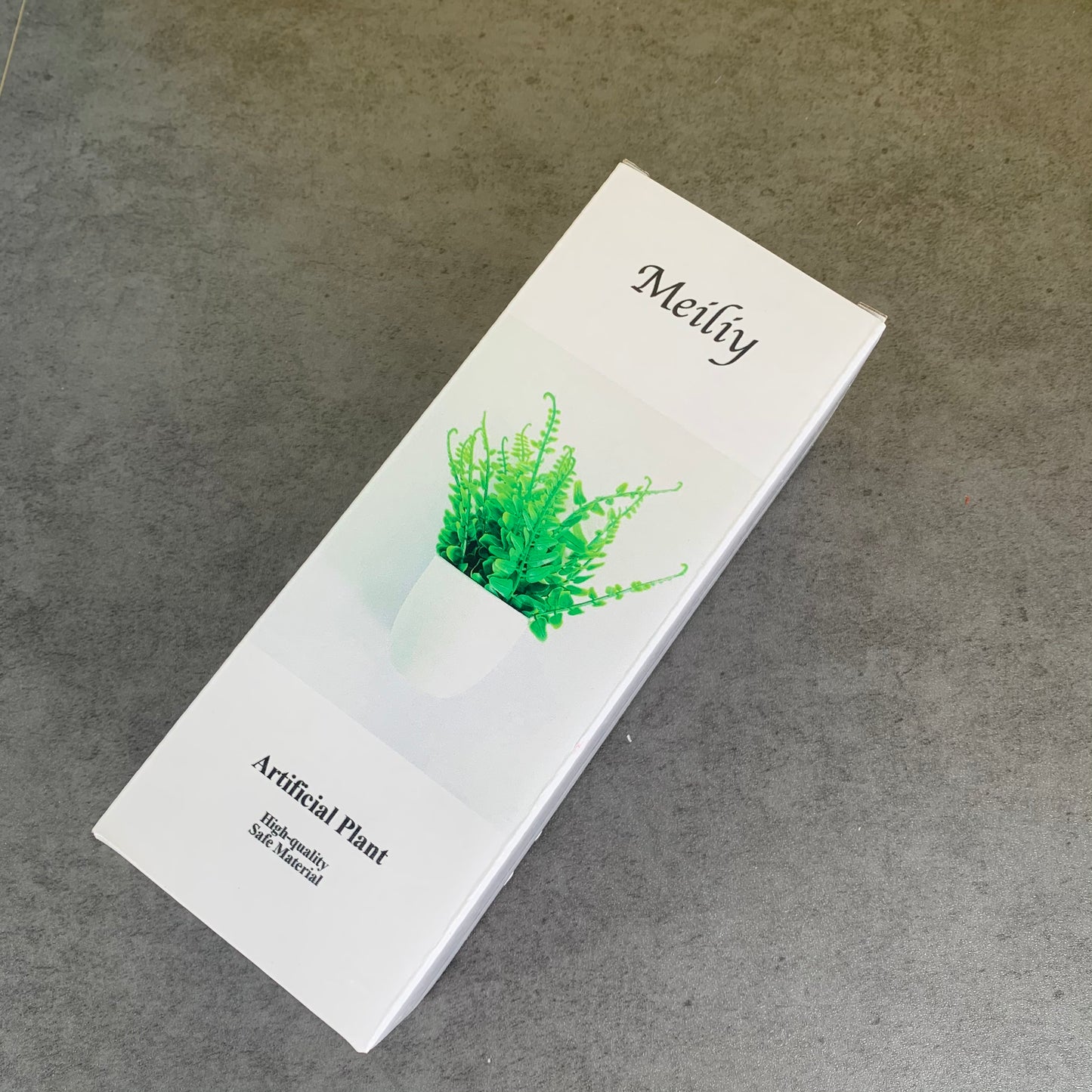 MEILIY 1 Pack Mini Potted Fake Plants, Indoor Potted Artificial Plants For Office Desk Bedroom Home Decoration