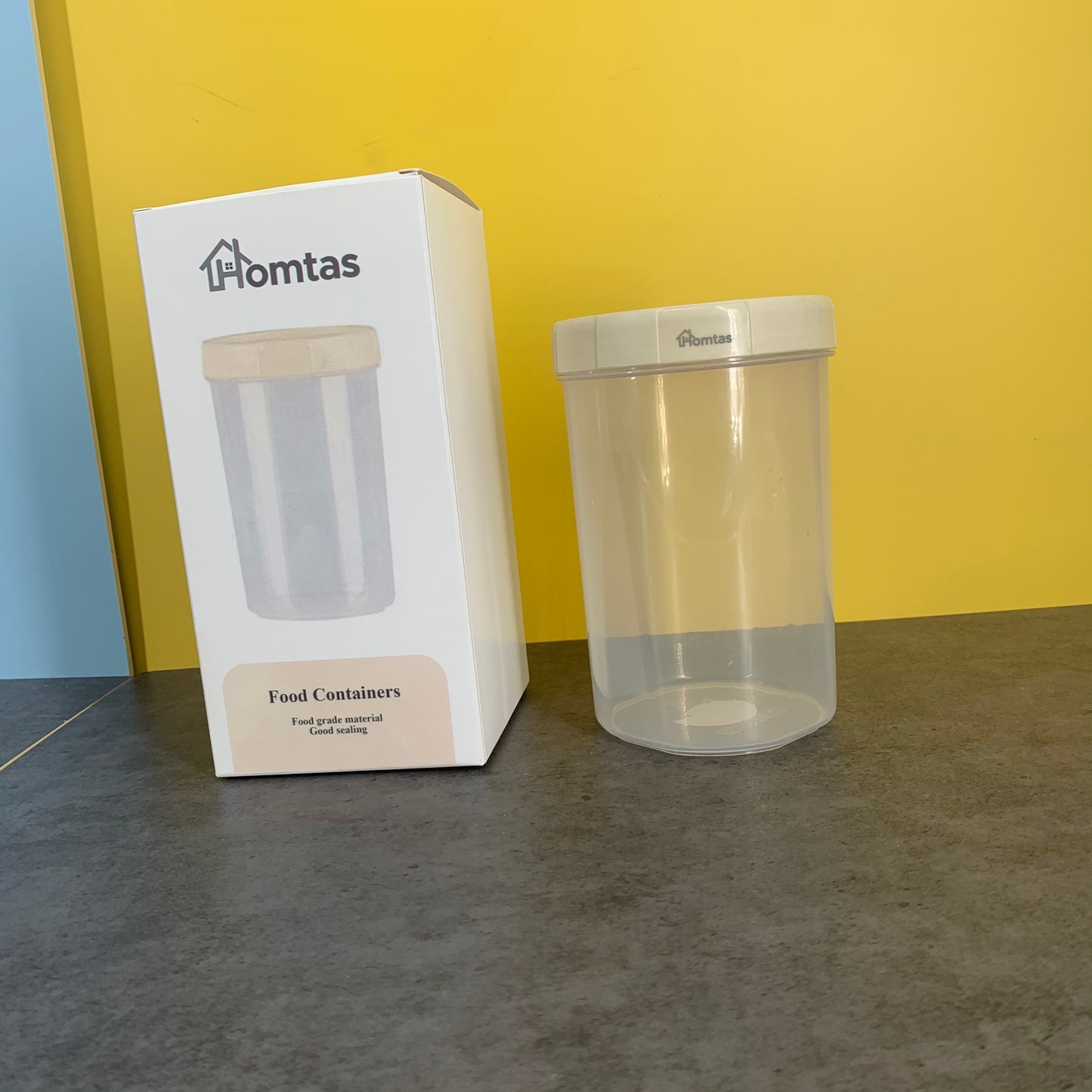 Homtas Kitchen Airtight Jar With Cover Grain Storage Box