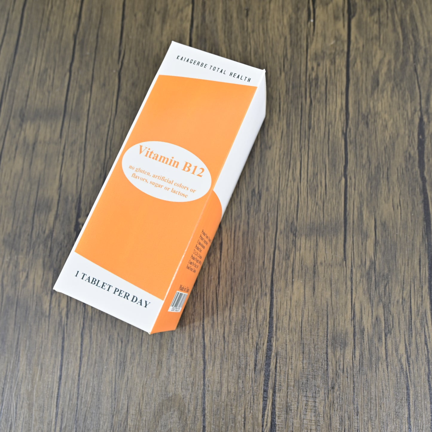 KAIAGERBE TOTAL HEALTH Vitamin B12 Supplement Supports Energy Metabolism and Nervous System Health for Adult