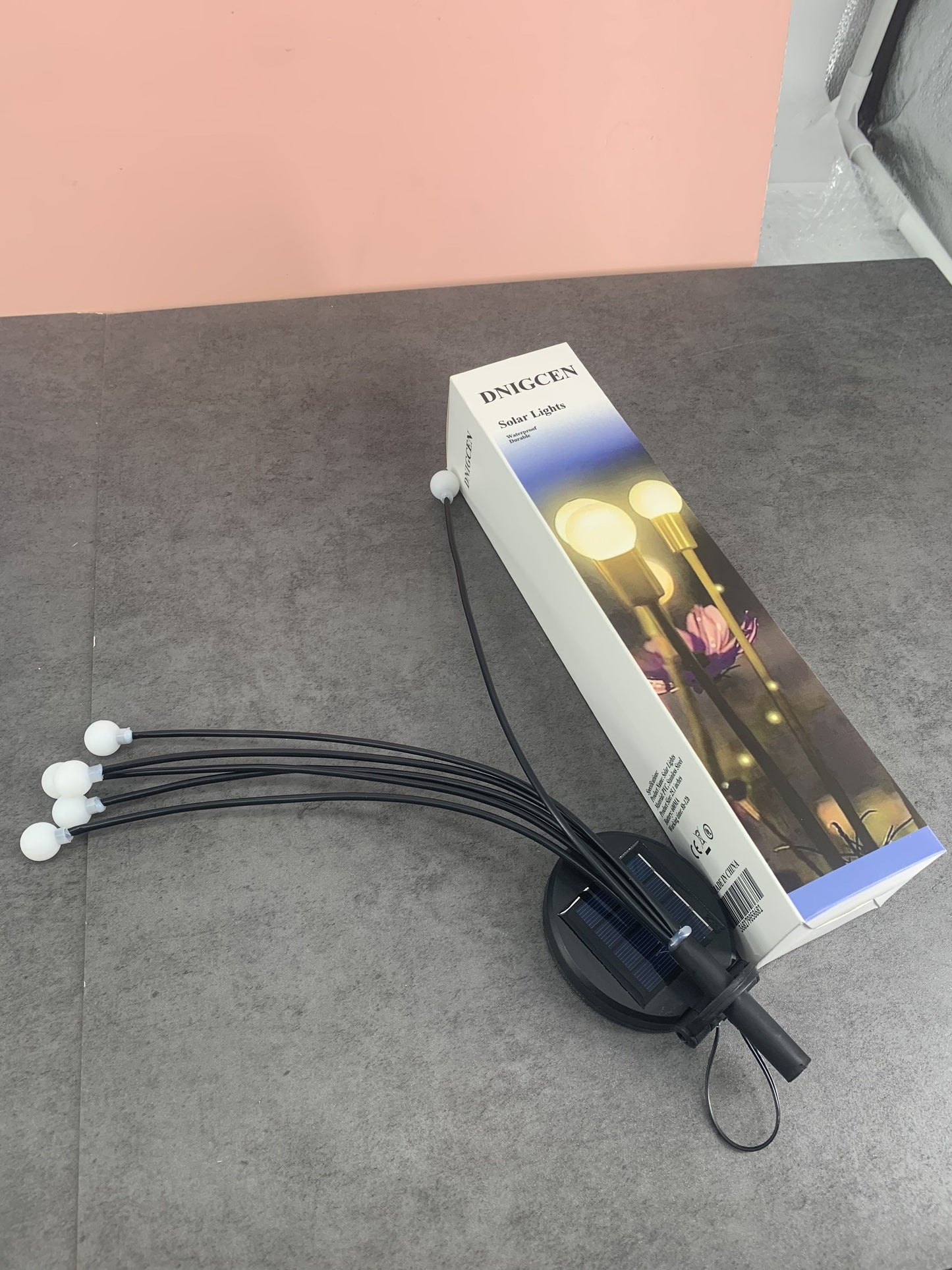 DNIGCEN Solar Lamps Indoor and Outdoor Lighting Lawn Lights Outdoor Landscape Lights