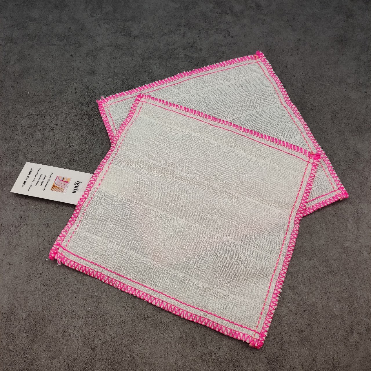 igulu PC Cloth for Cleaning for Kitchen Dishes Thick and Lint Free Cotton Cloth