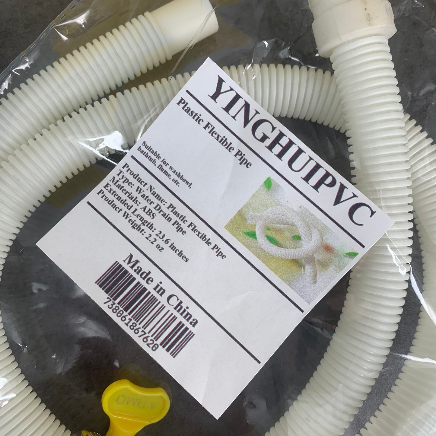 YINGHUIPVC Plastic Hose Washing Machine Drain Hose