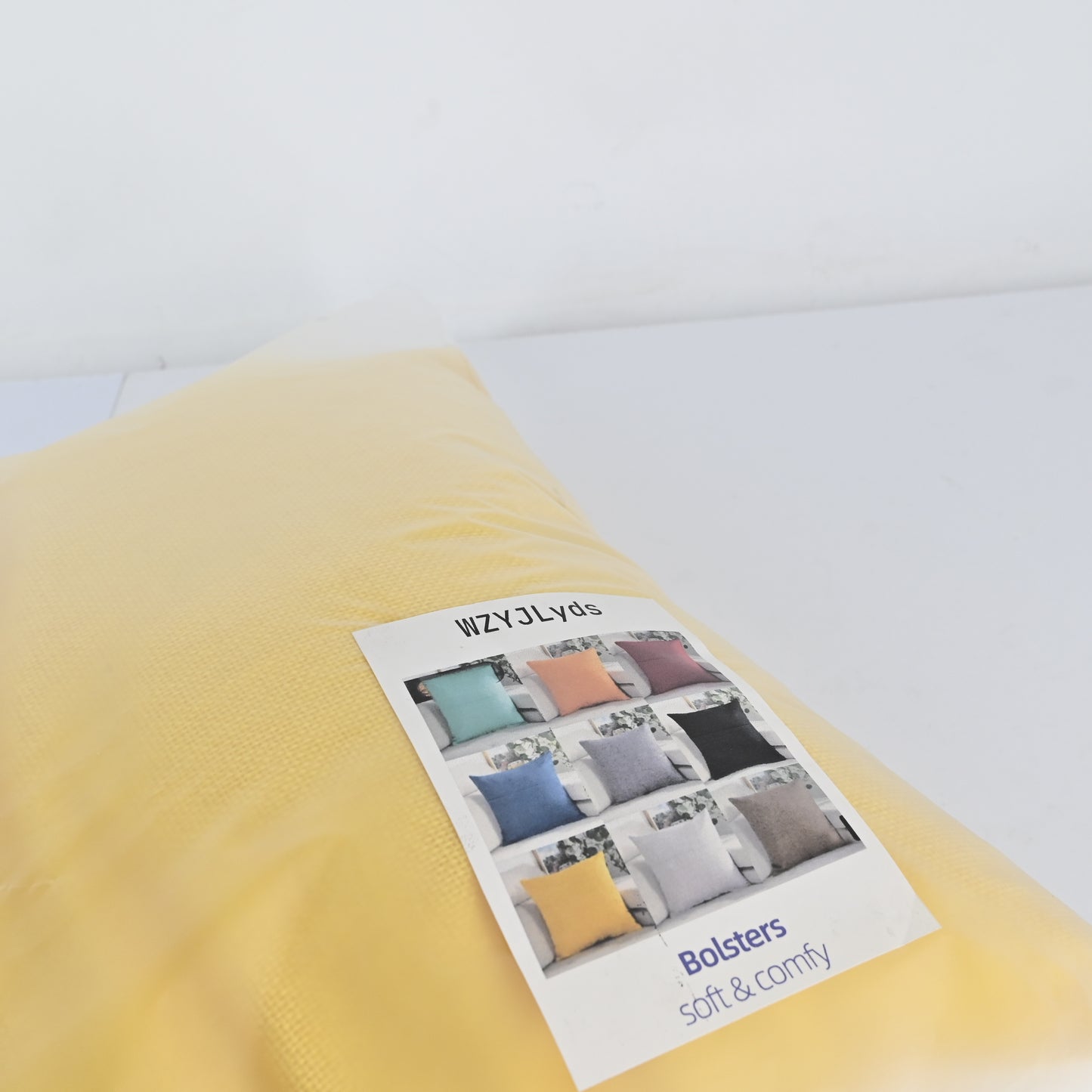 WZYJLyds Premium Bolsters Soft &Comfortable Bolster  in Yellow